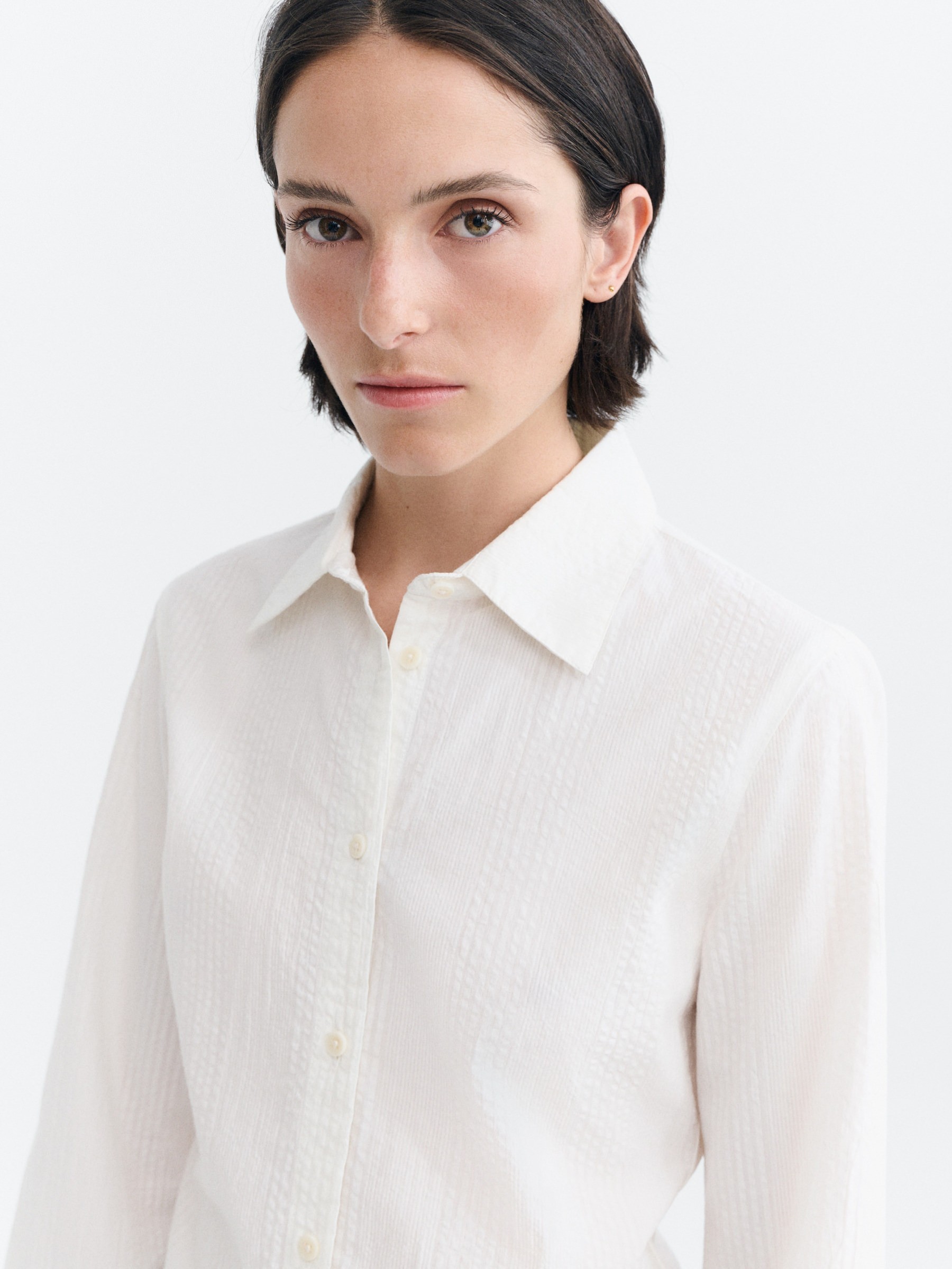 Bluse Katha Blouse white Thinking Mu