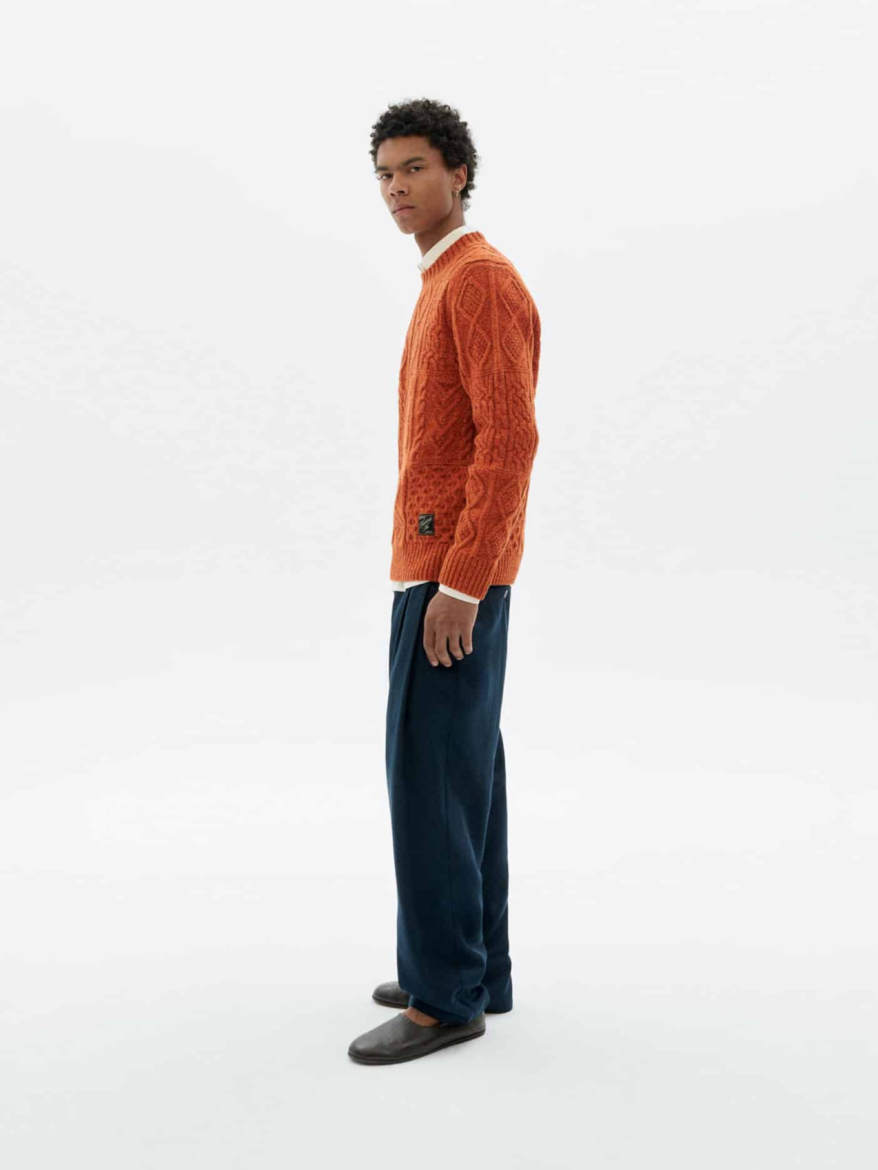 Hose Sigurd Pants navy Thinking Mu