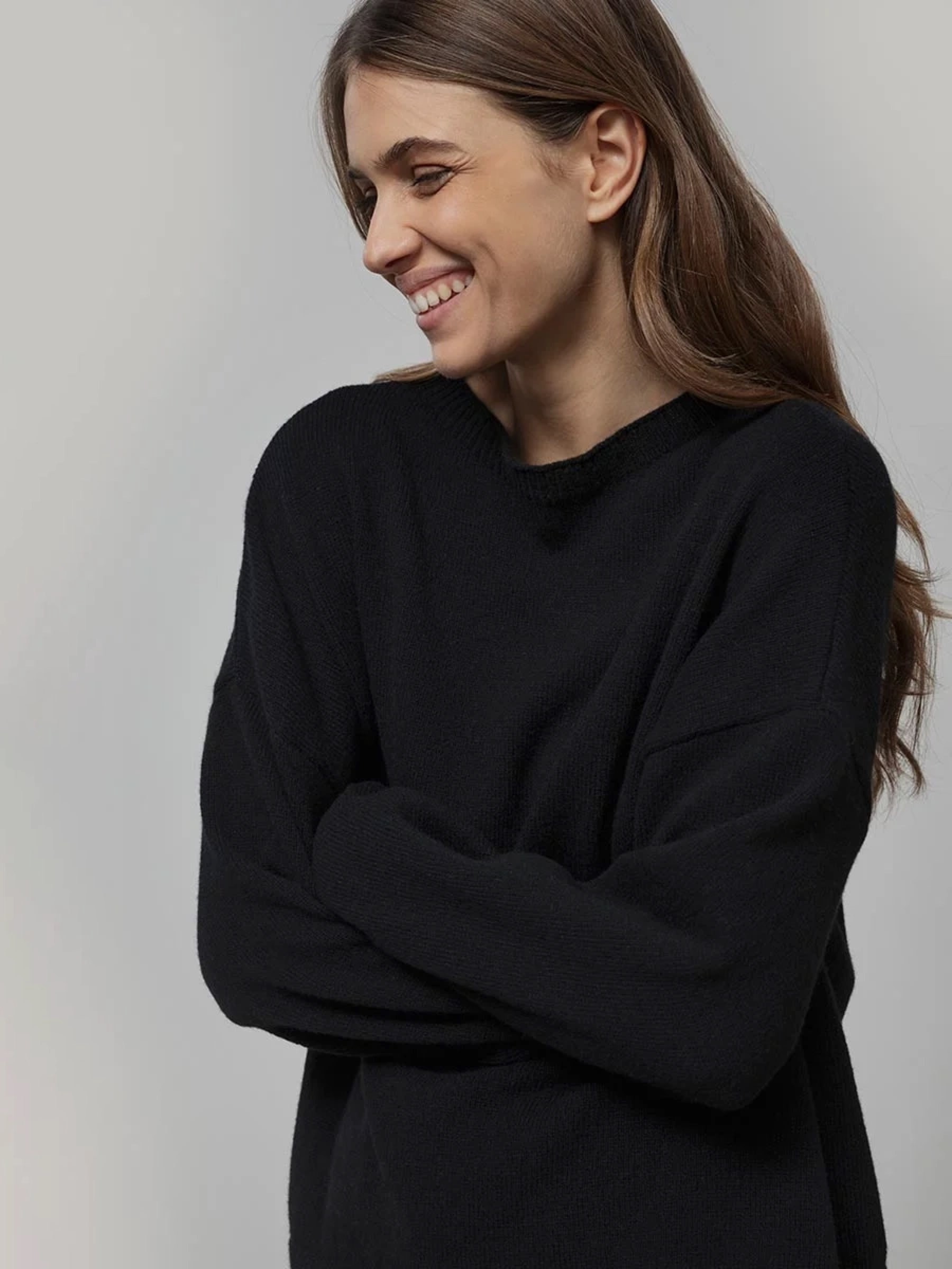 Pullover Marilena black ardesia Rifo