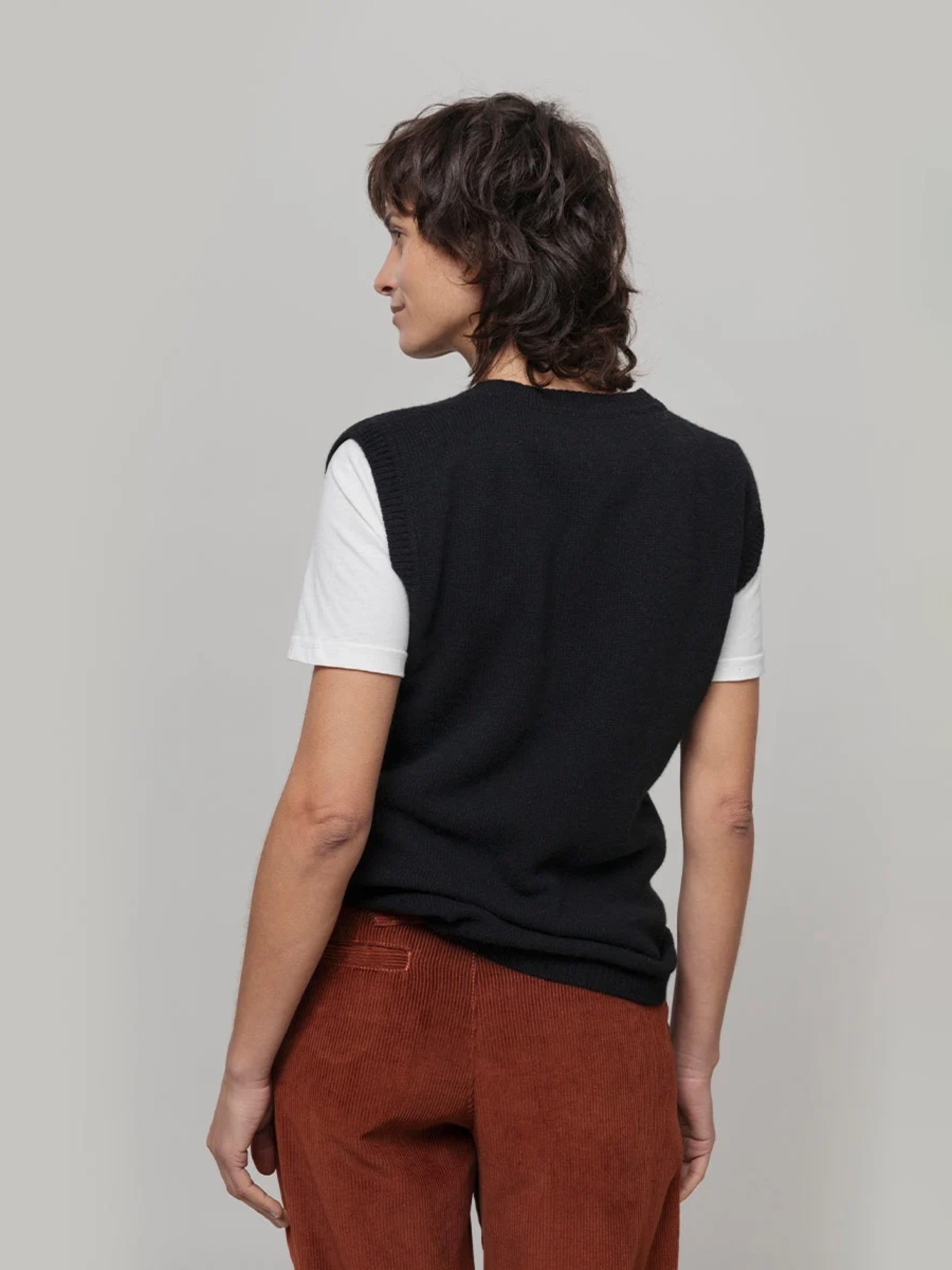 Weste Angela black ardesia Rifo