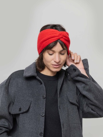 Stirnband Nadia red papavero Rifo