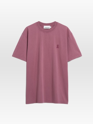 Iconic Å Maarkos GD T-Shirt velvet ember washed Armedangels