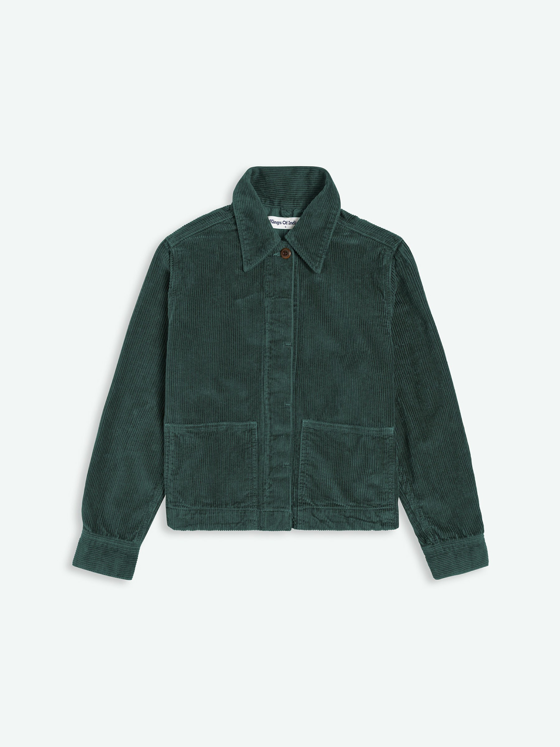Jacke Ota dark green cord Kings of Indigo – K.O.I.
