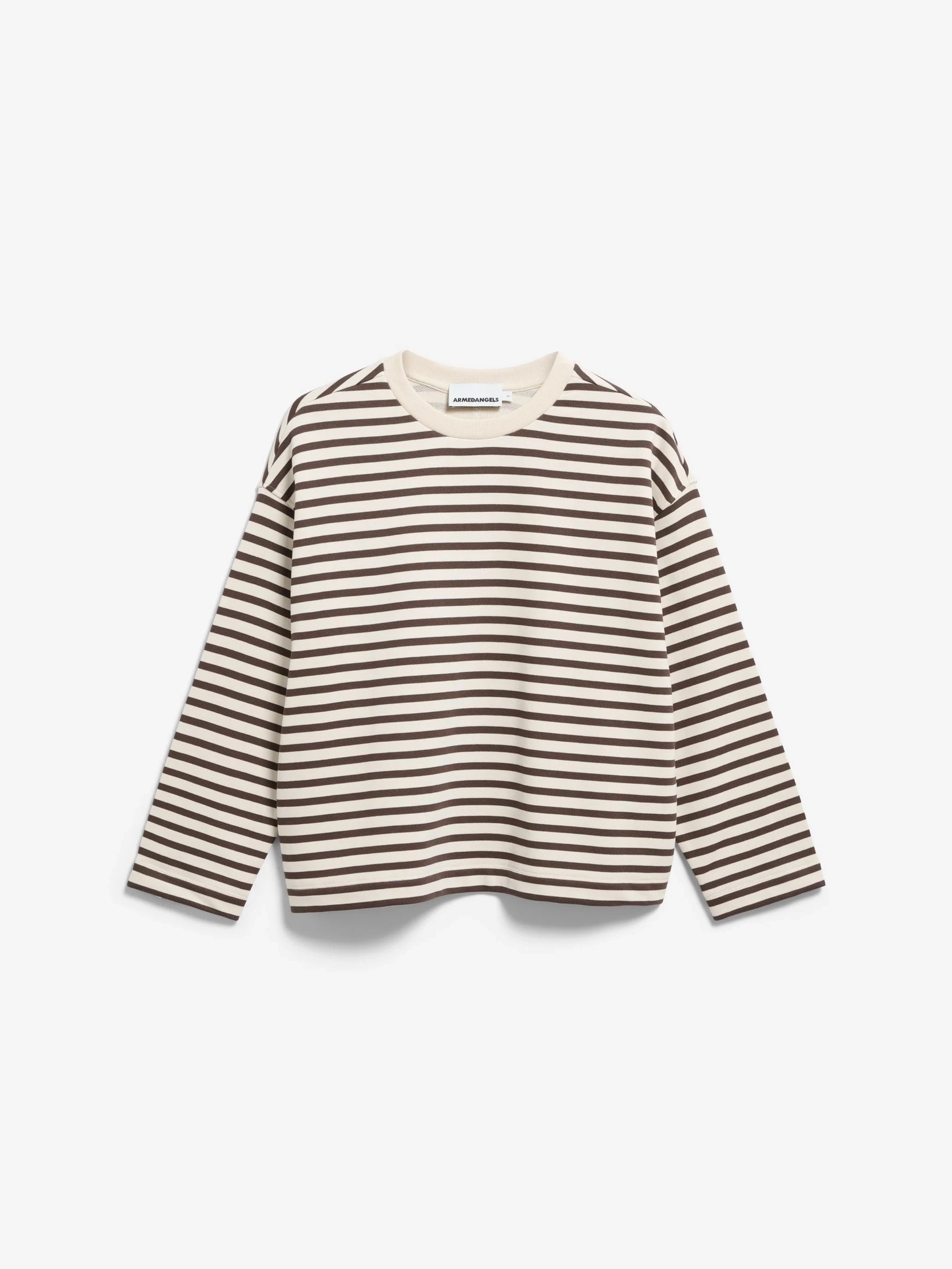 Pullover Frankaa Maarlen Stripe undyed-claystone Armedangels