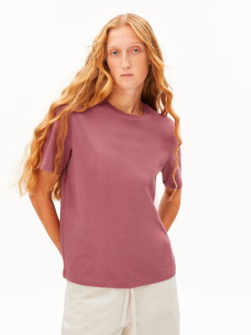 T-Shirt Lualaa velvet ember Armedangels