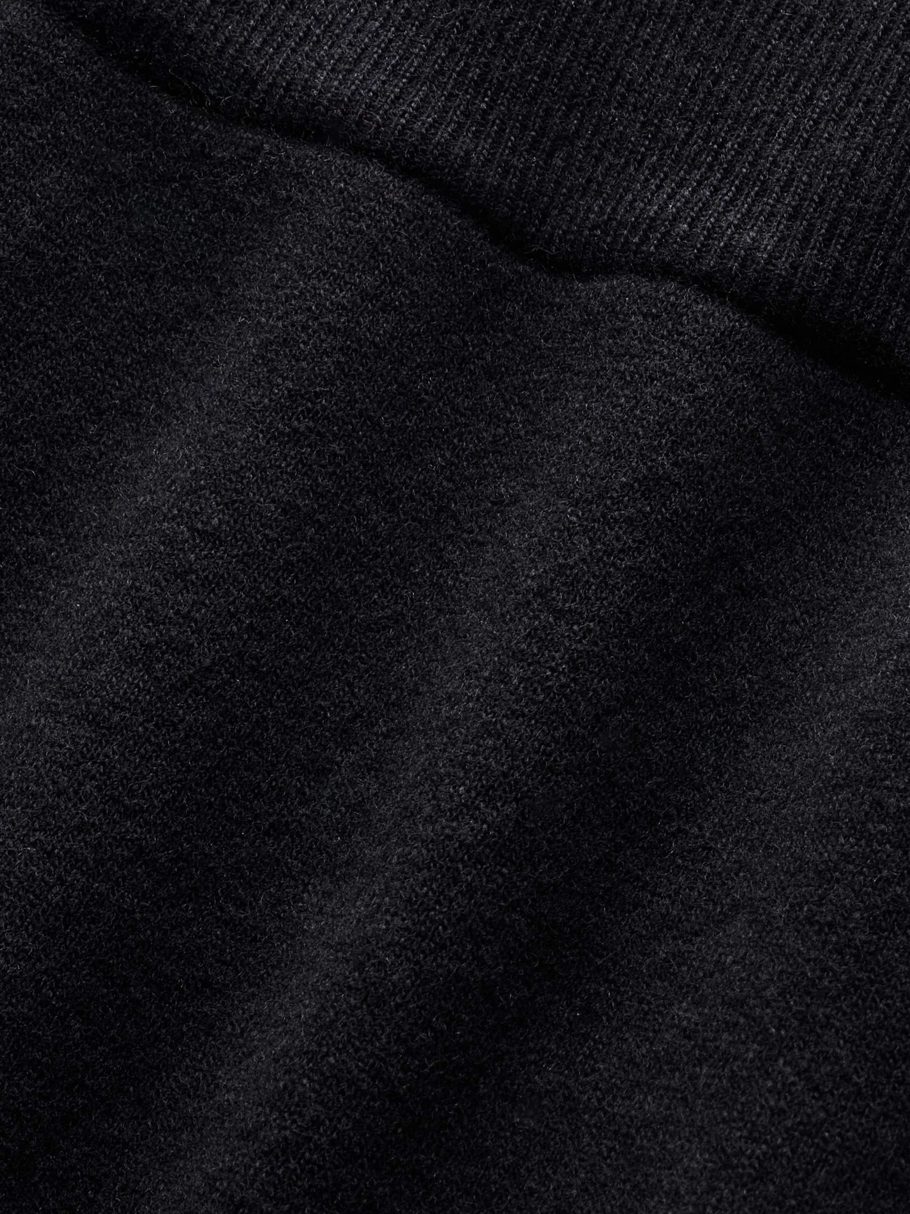 Rock Cotton-Wool Mini Knit Skirt black Armedangels