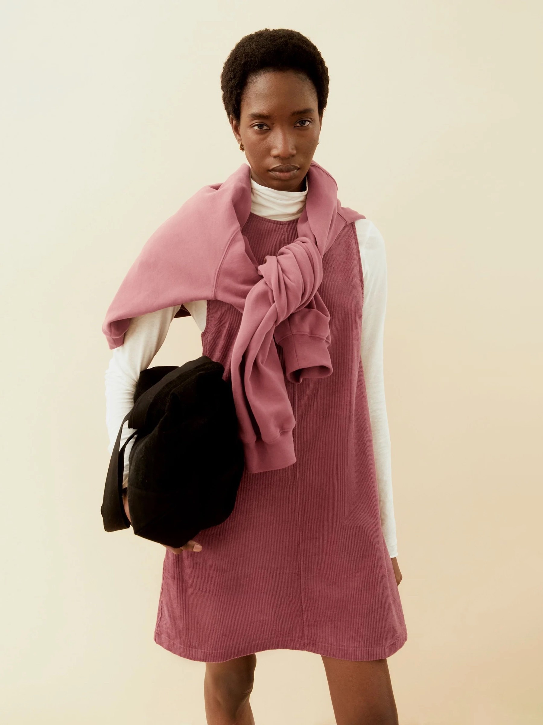 Kleid Cord Mini Dress velvet ember Armedangels