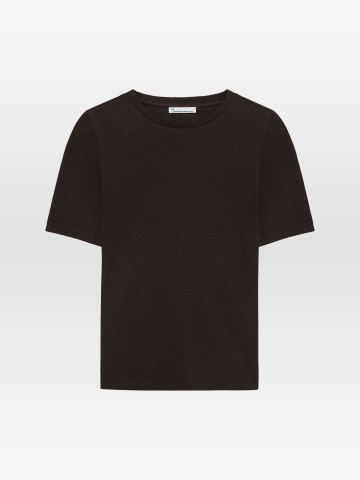Rib T-Shirt chocolate torte Knowledge Cotton Apparel
