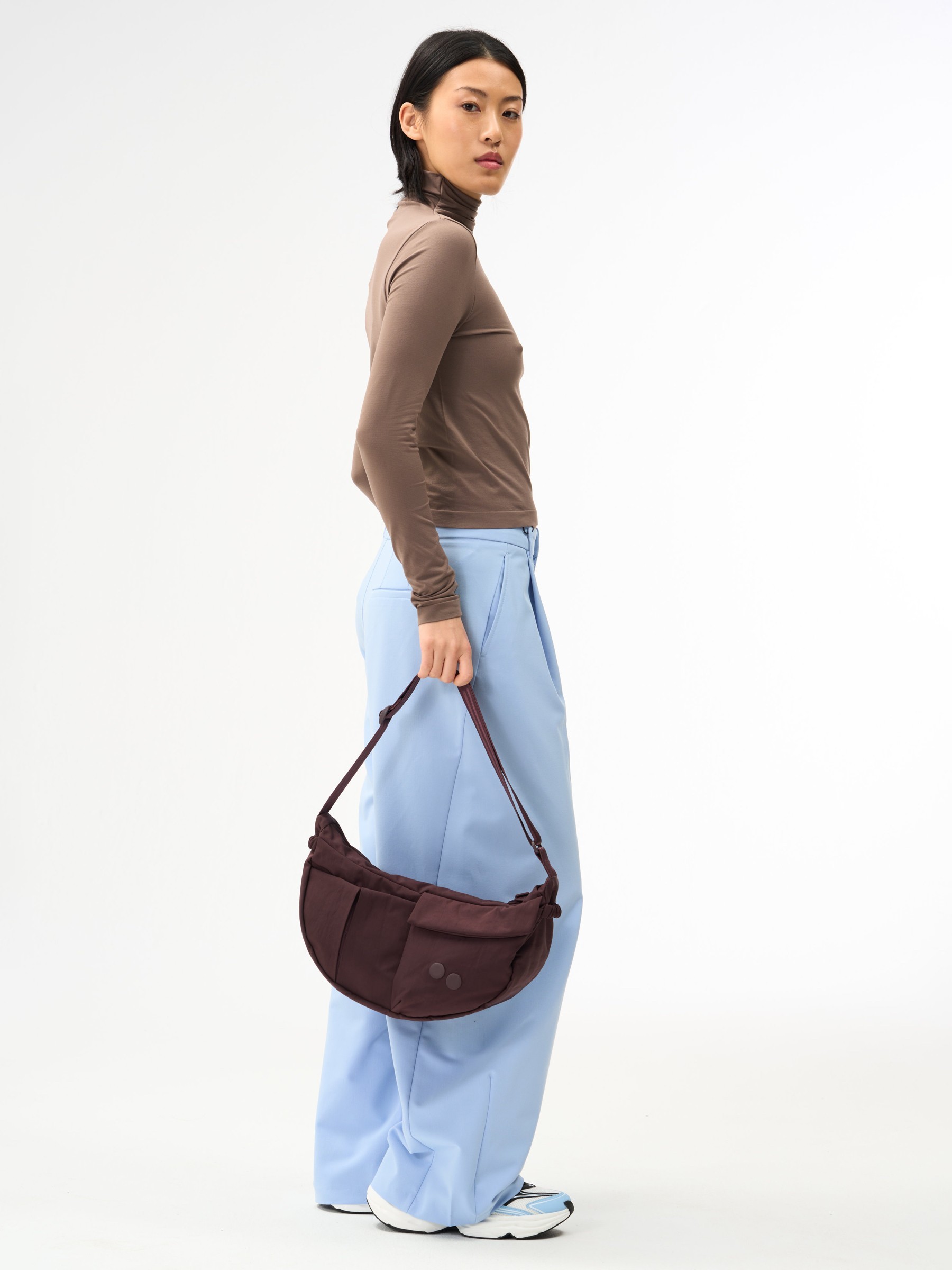 Tasche Krumm Medium crinkle mahagoni pinqponq