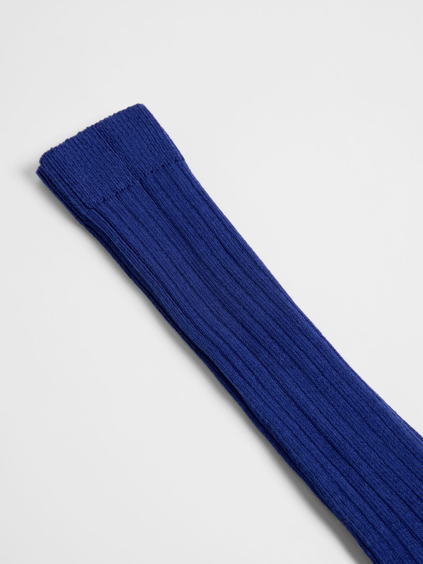 Socken Kniestrümpfe mit Rippe GOTS violet Lanius