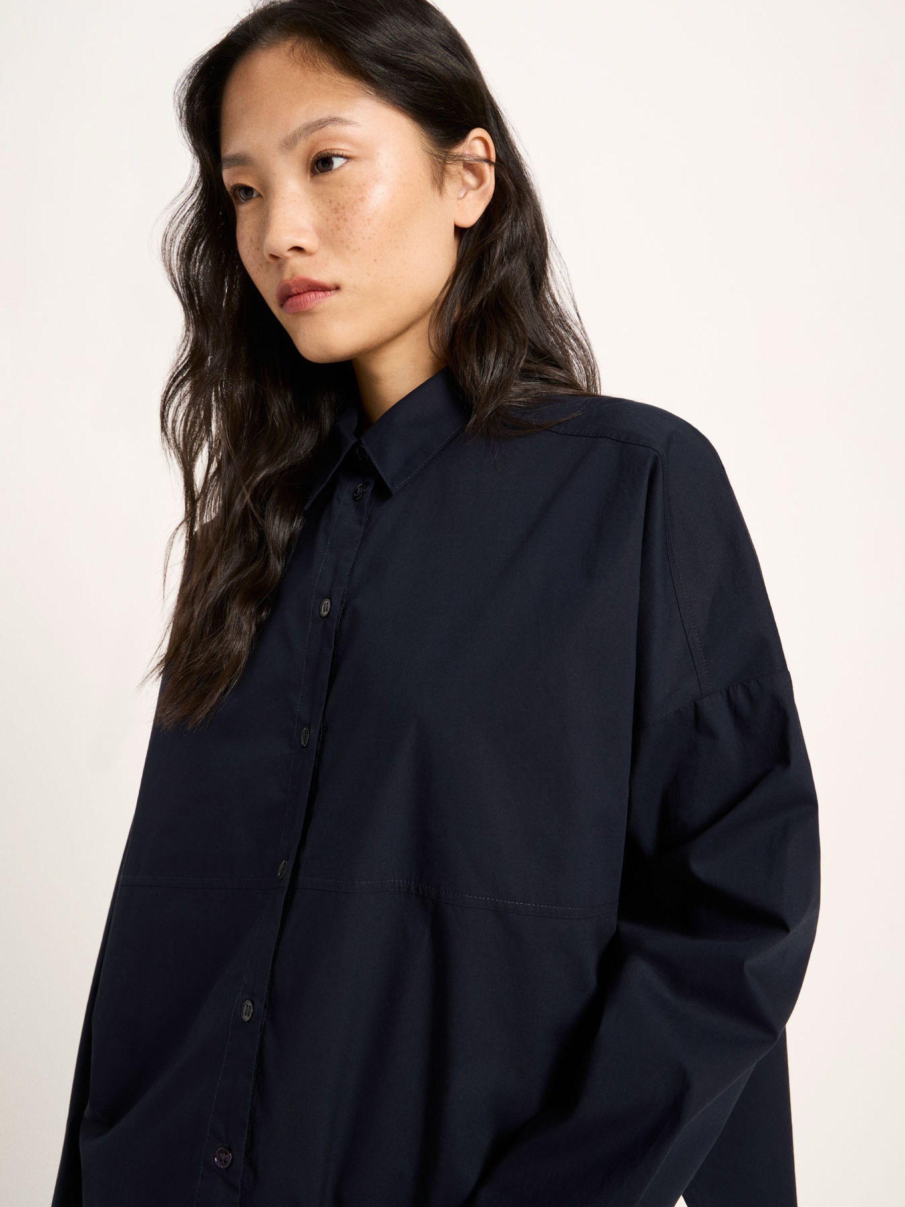 Bluse Hemdbluse midnight Lanius