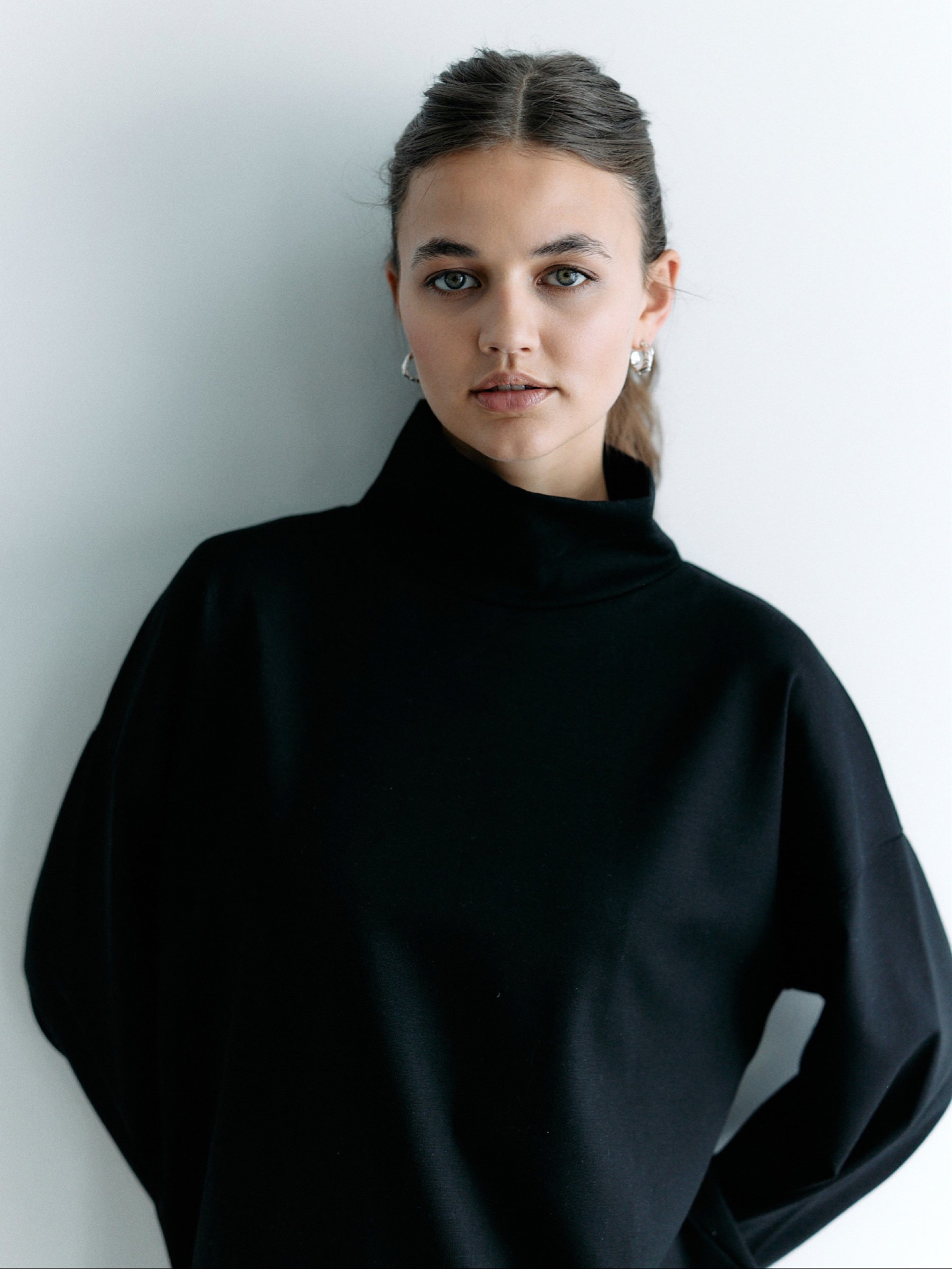 Pullover Transformation Turtle Neck black intense Moya Kala