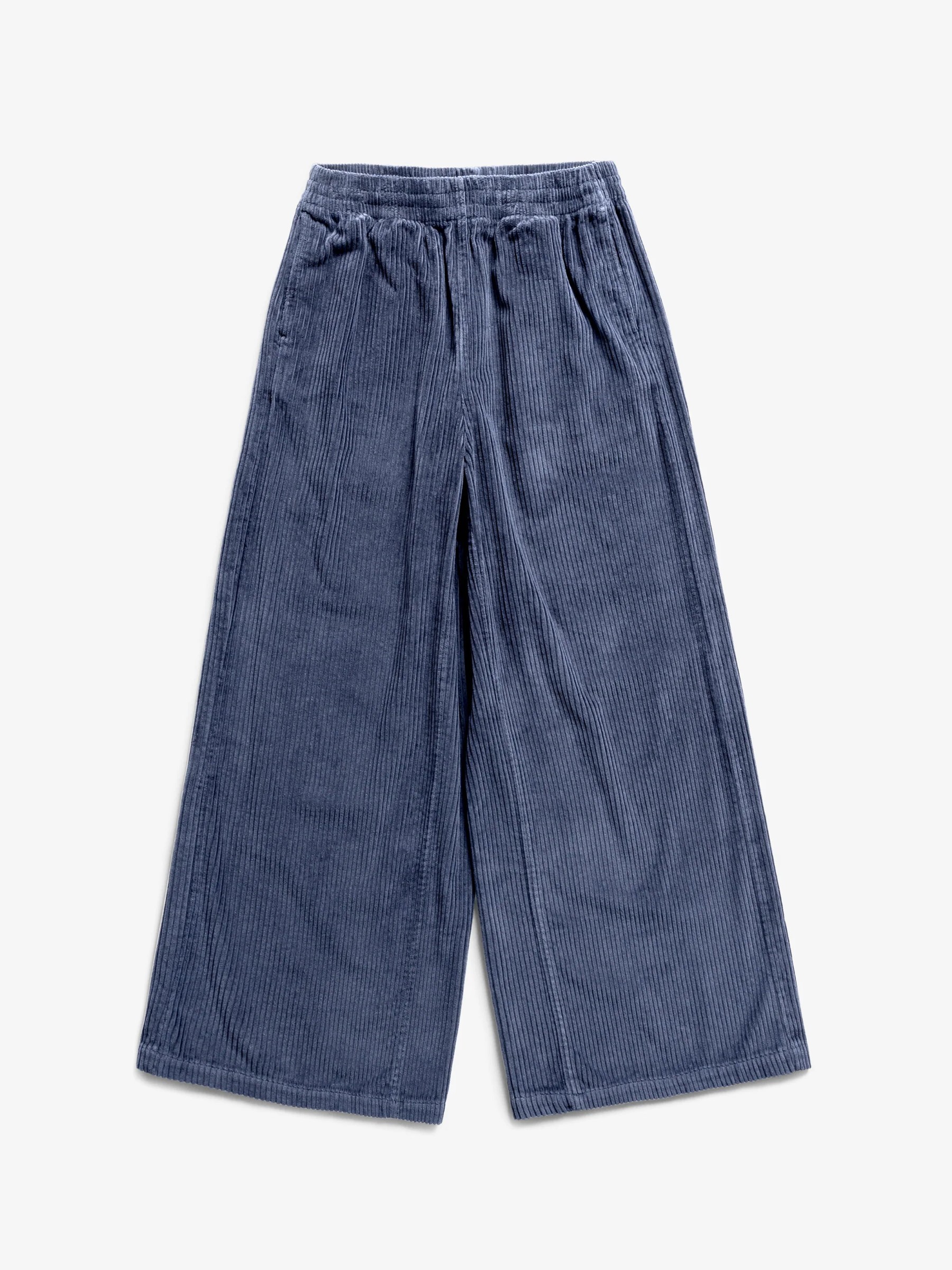 Hose Cord Flared Pant ash blue Rotholz
