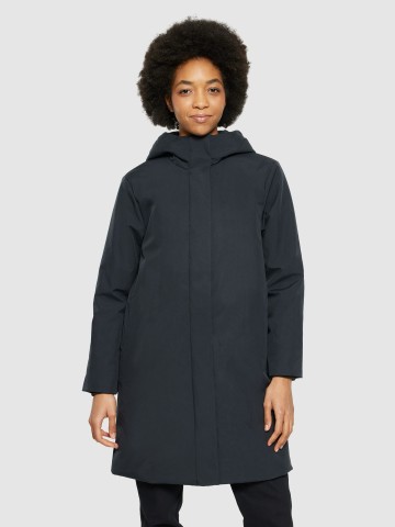 Jacke Climate Shell Jacket Women black jet Knowledge Cotton Apparel
