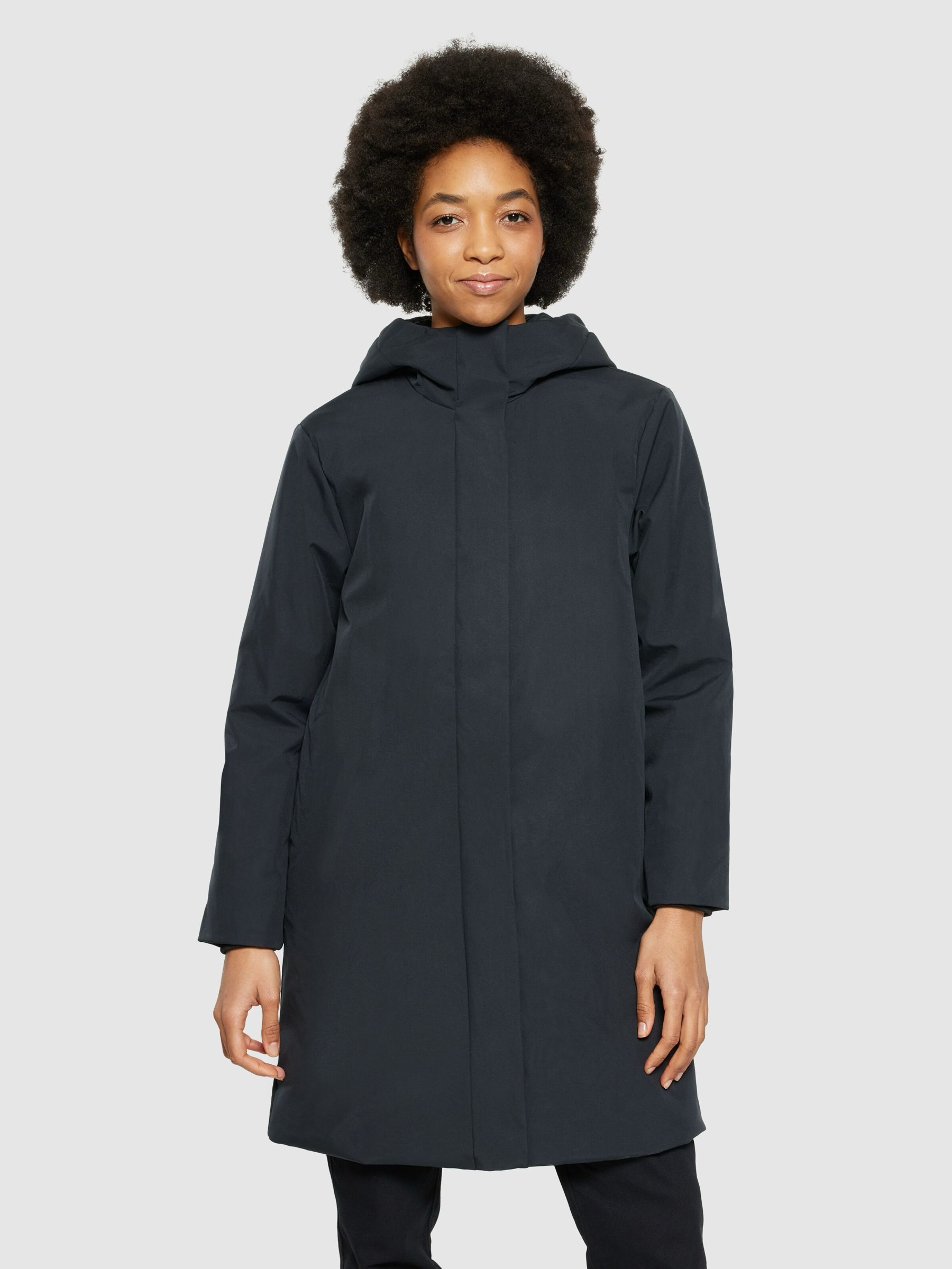 Jacke Climate Shell Jacket Women black jet Knowledge Cotton Apparel