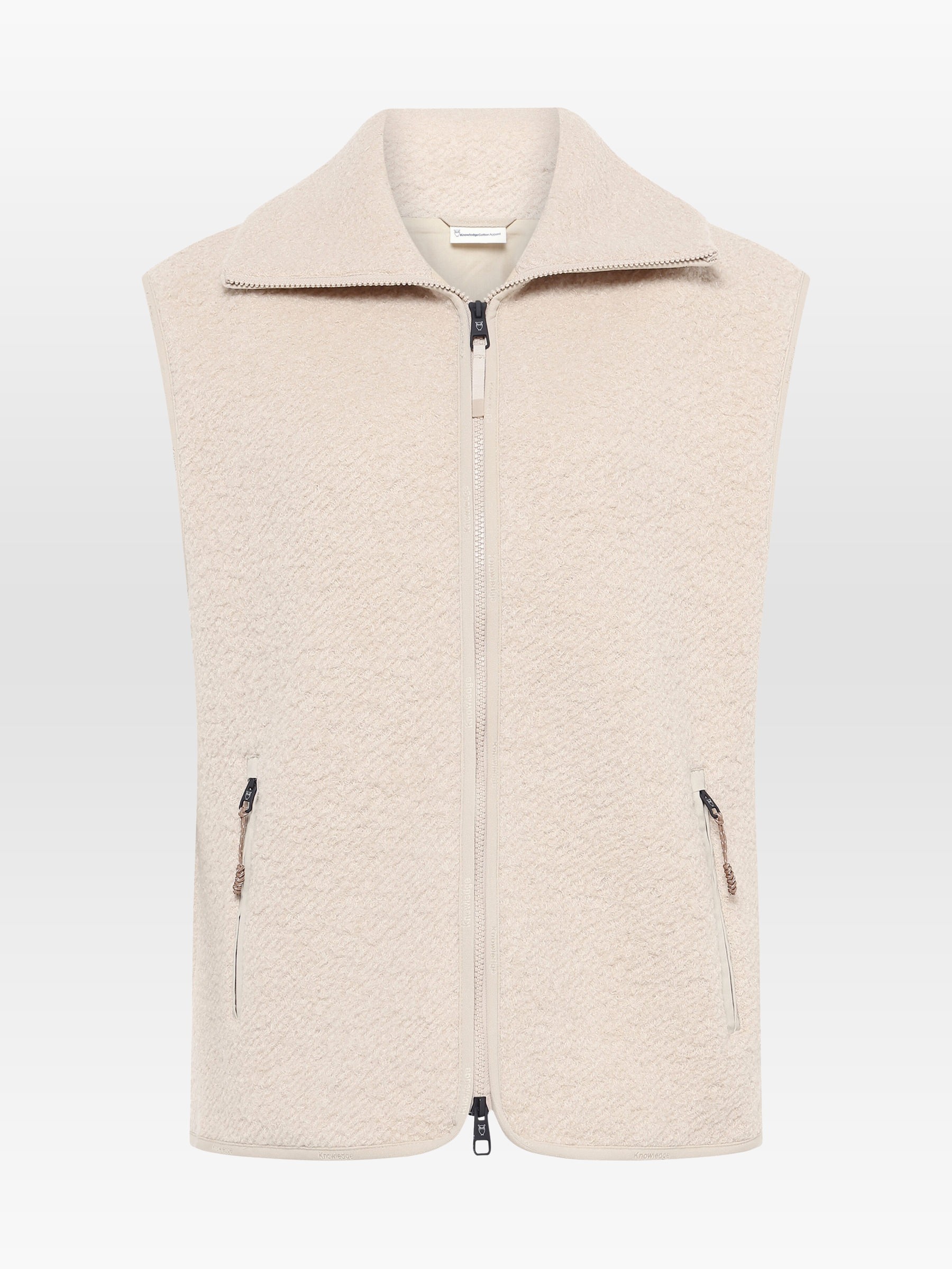 Weste Wool Zip Vest item colour Knowledge Cotton Apparel