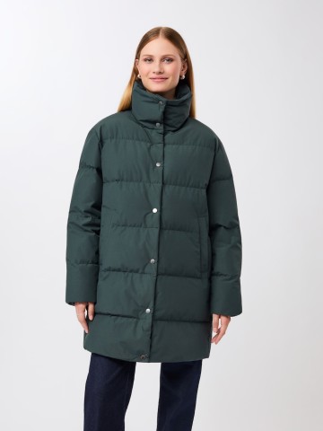Jacke mit Stehkragen aus Eco Daune fir LangerChen