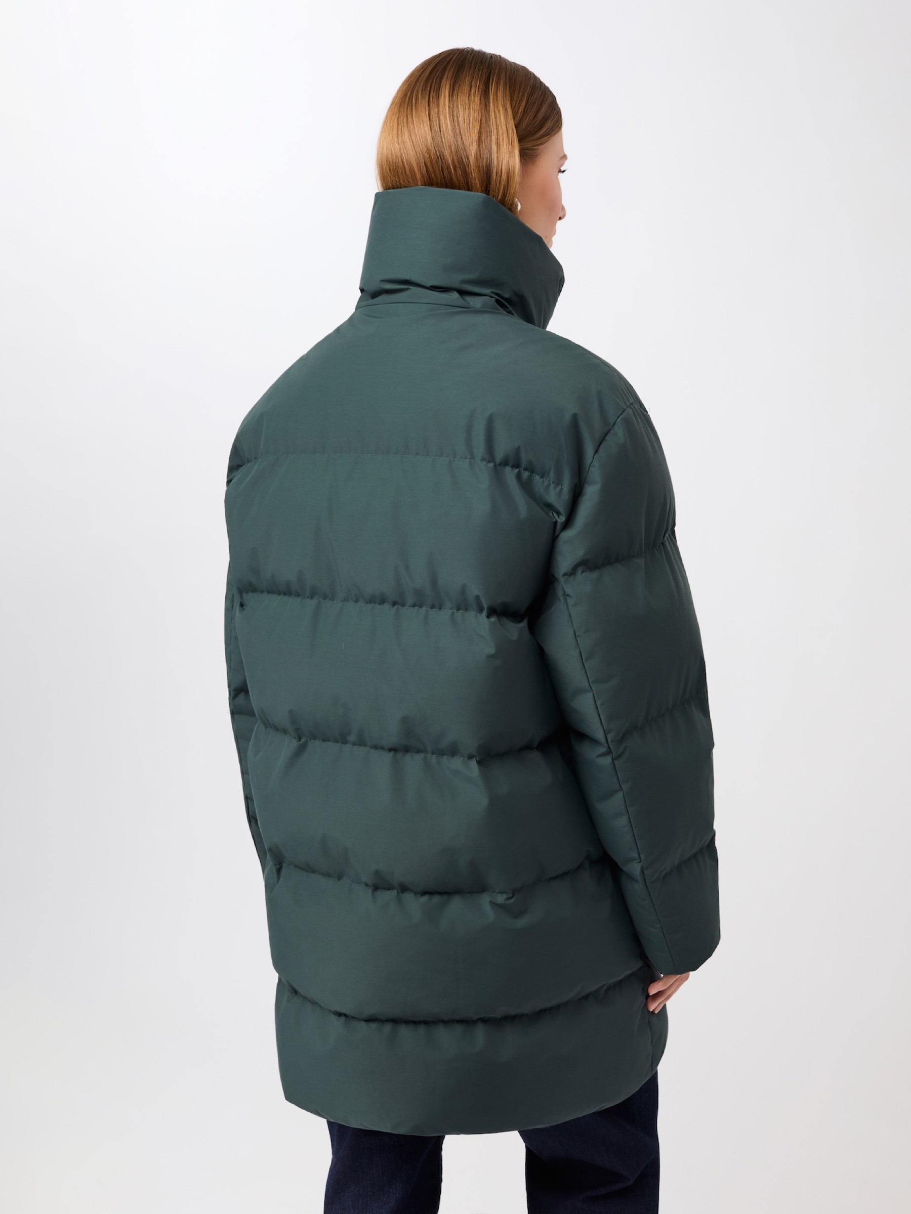 Jacke mit Stehkragen aus Eco Daune fir LangerChen