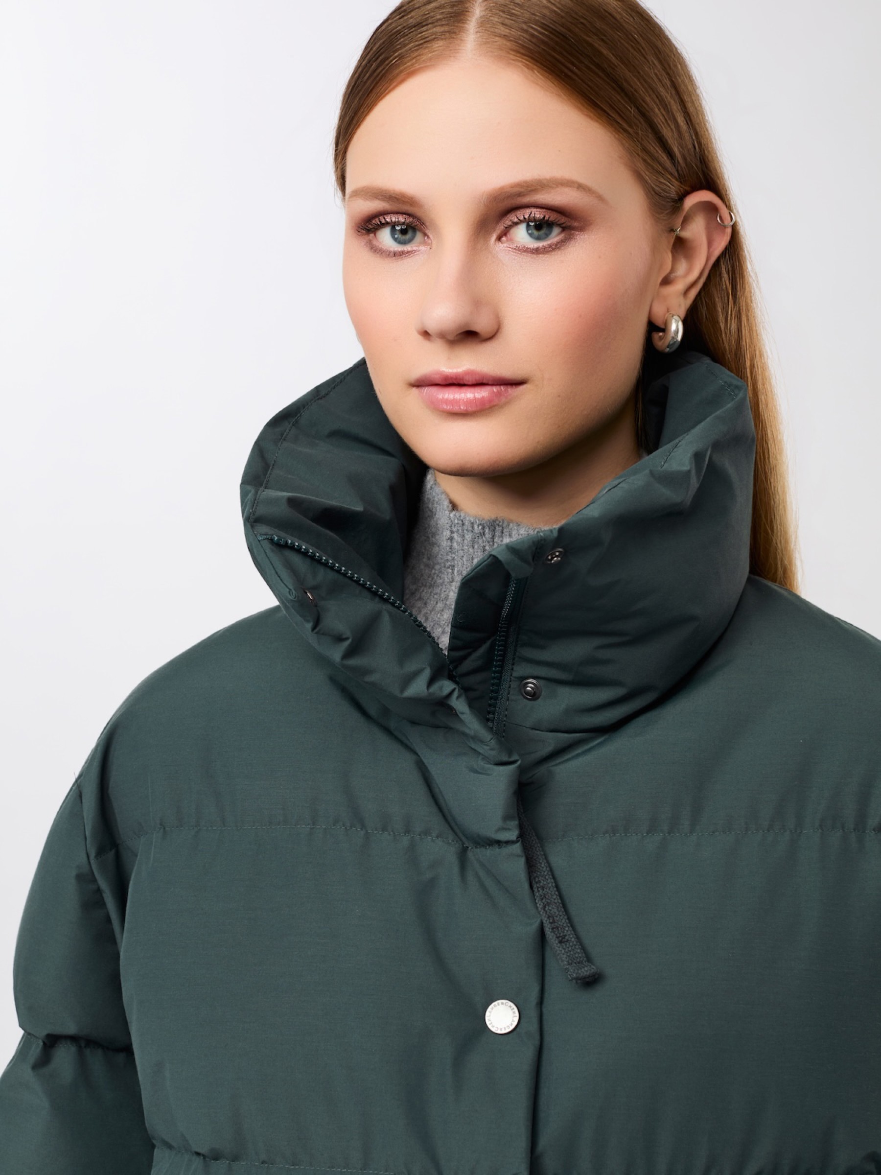 Jacke mit Stehkragen aus Eco Daune fir LangerChen