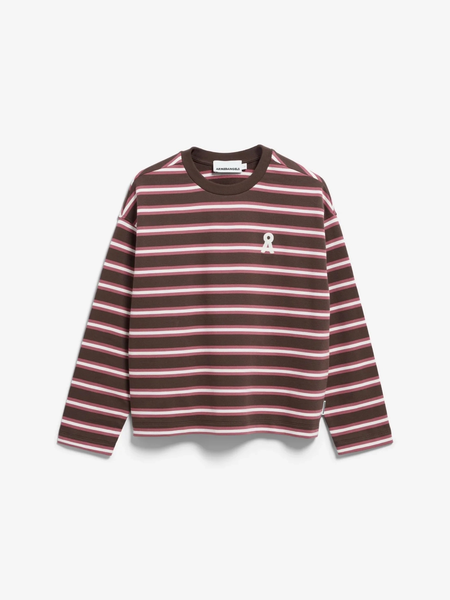 Pullover Frankaa Bold Iconic A claystone-oatmilk-velvet ember Armedangels