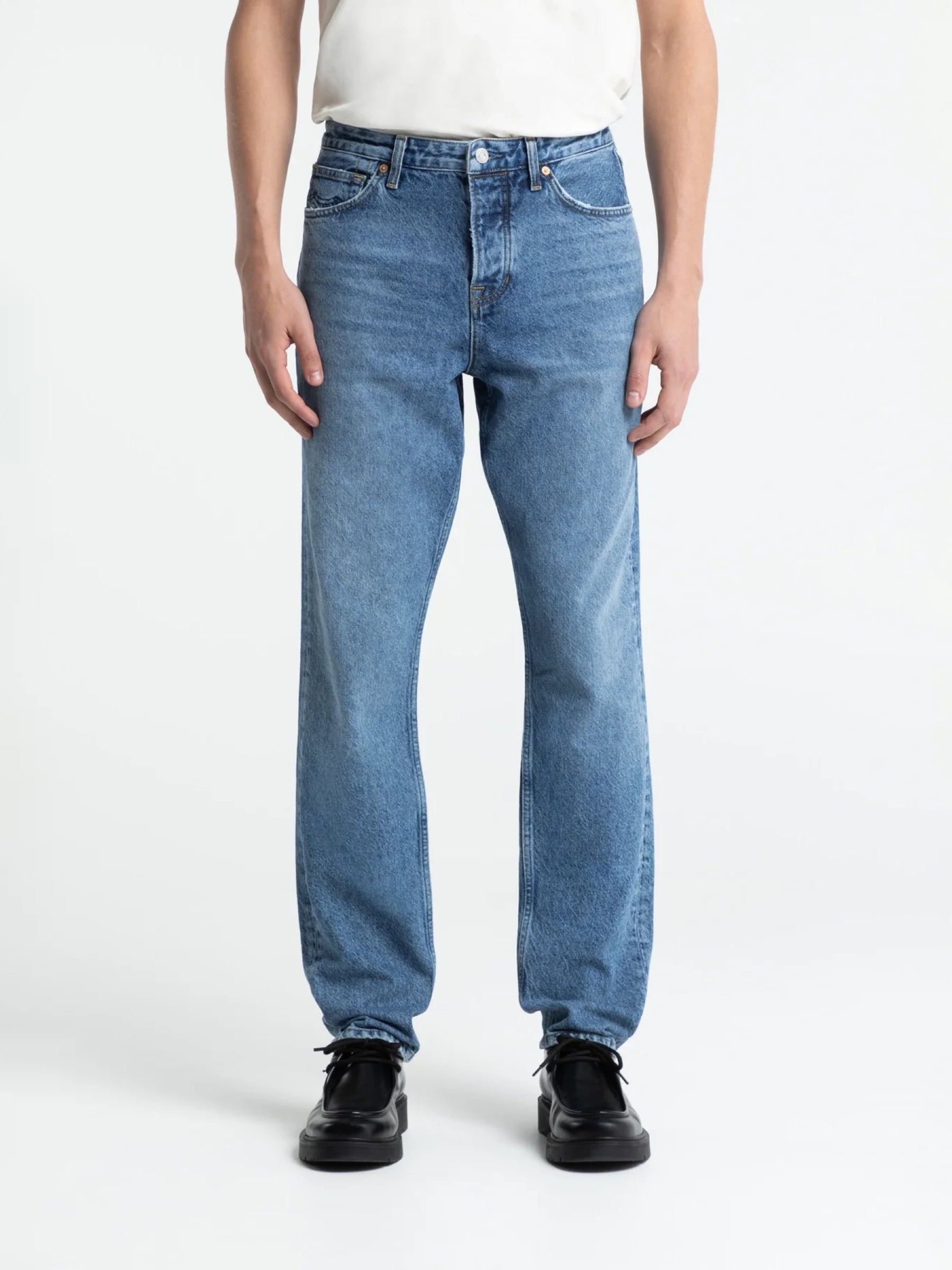 Jeanshose Sushan rechange mid worn Kings of Indigo – K.O.I.