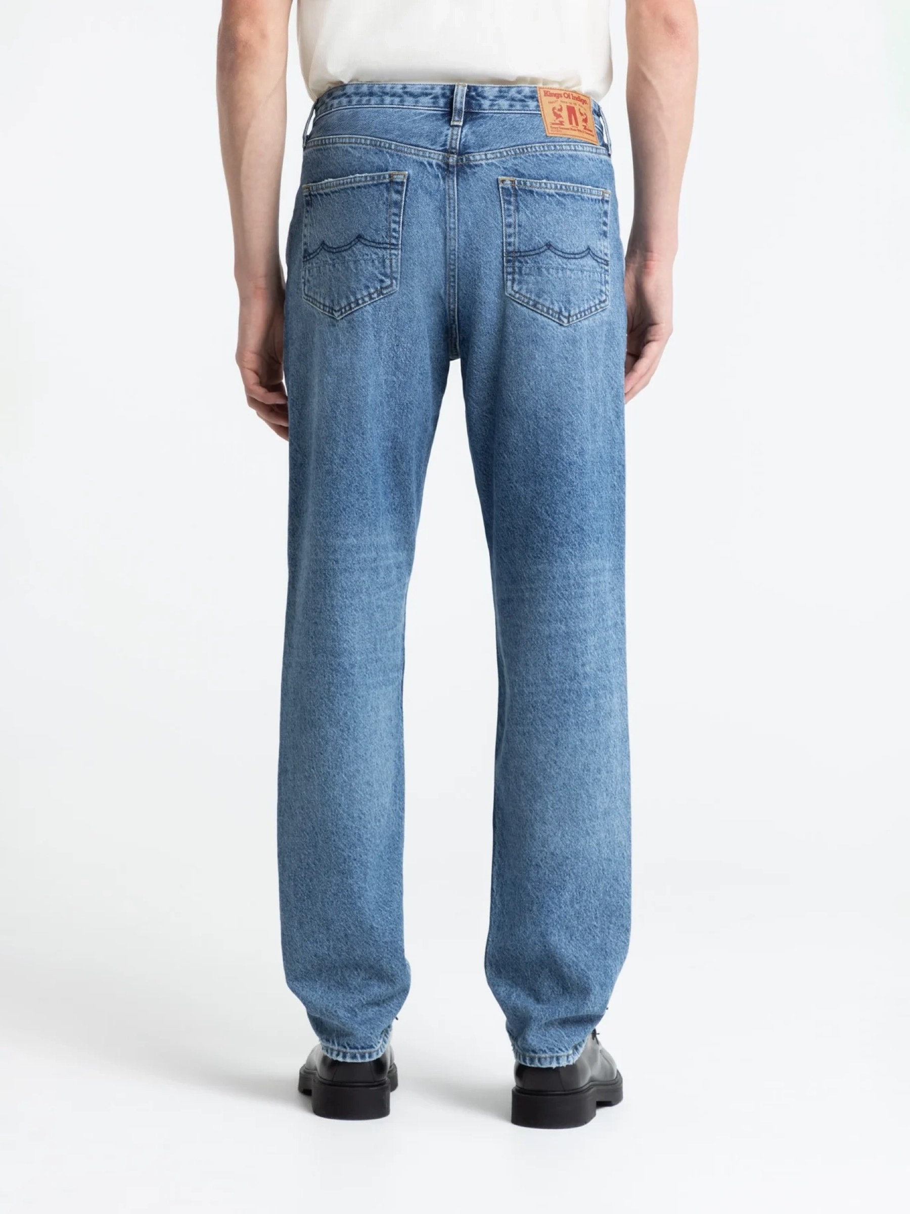 Jeanshose Sushan rechange mid worn Kings of Indigo – K.O.I.