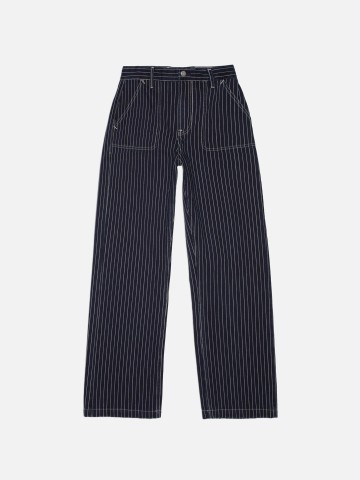 Hose Asta Workwear Pants pinstripe denim Nudie Jeans