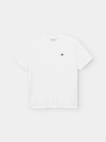 T-shirt Stockholm Ski Crash EMB white Dedicated