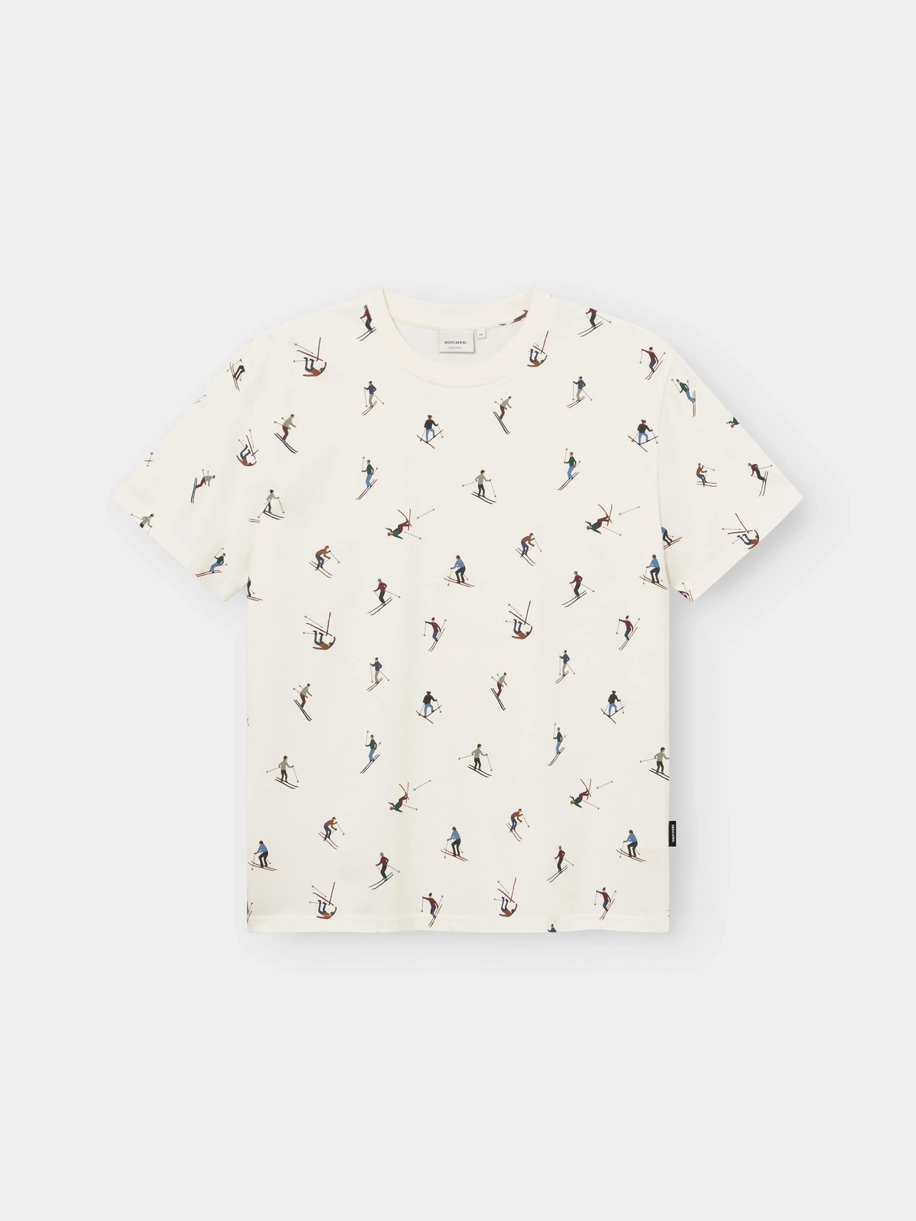 T-Shirt Stockholm Ski Team AOP off-white Dedicated