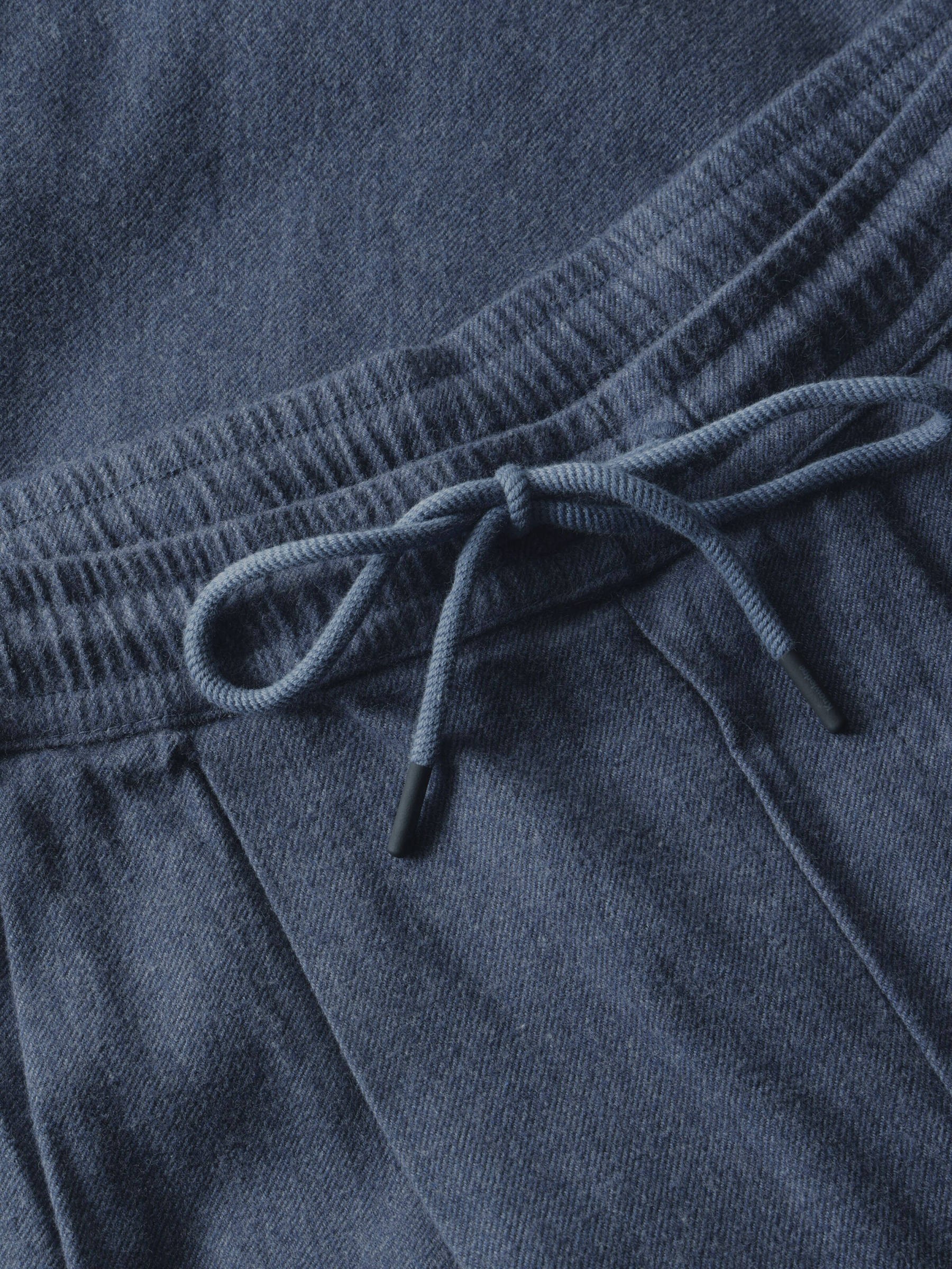 Hose Ozone Relaxed Flannel Pant vintage indigo Knowledge Cotton Apparel
