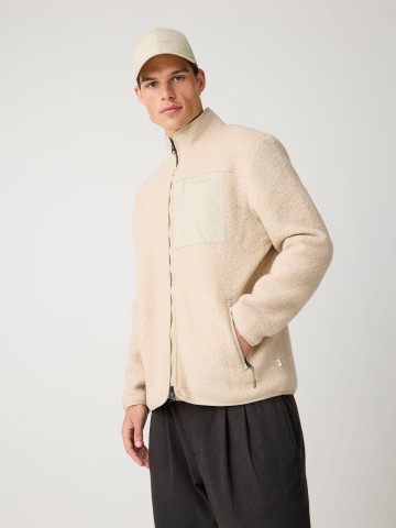 Fleecejacke Wool Full Zip Fleece item colour Knowledge Cotton Apparel