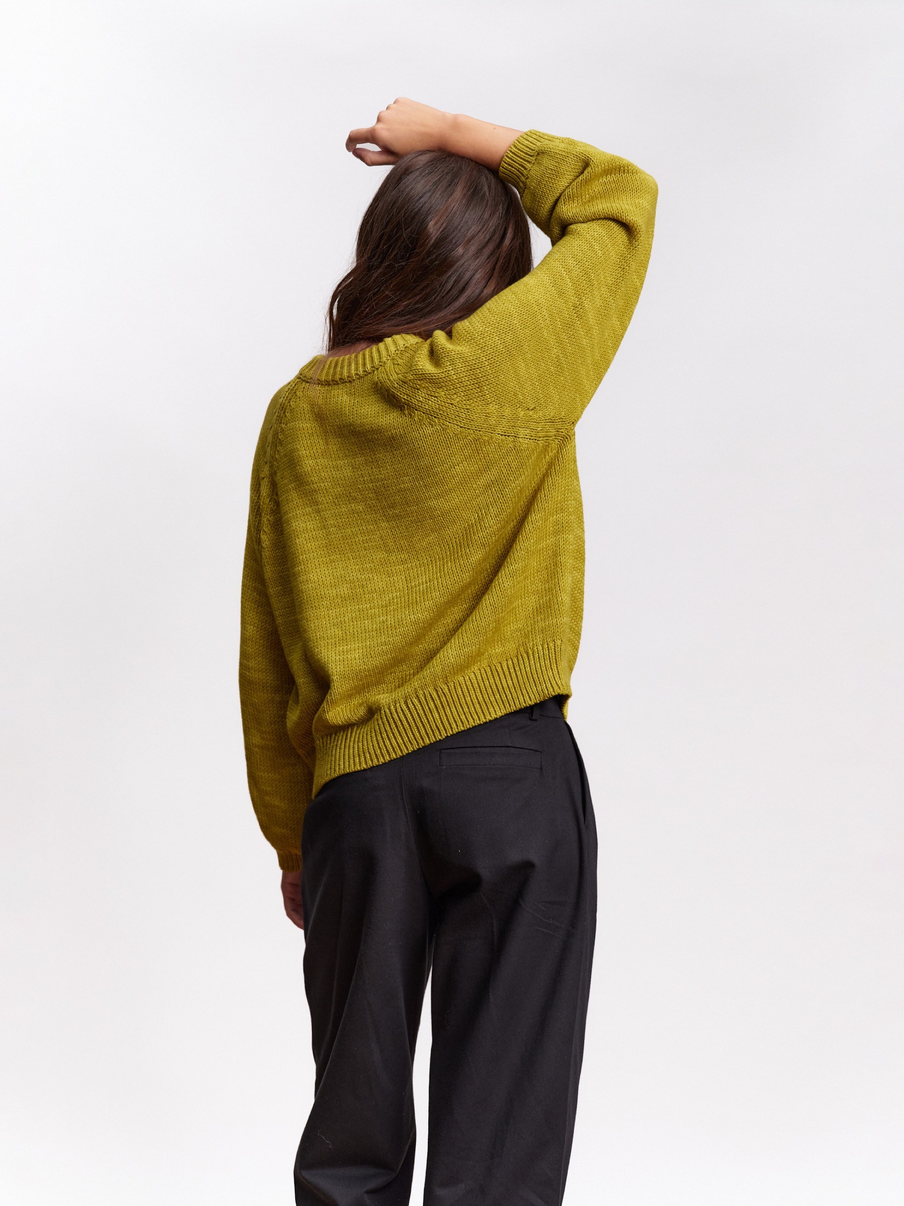 Pullover Franca Knit Sweater matcha Jungle Folk