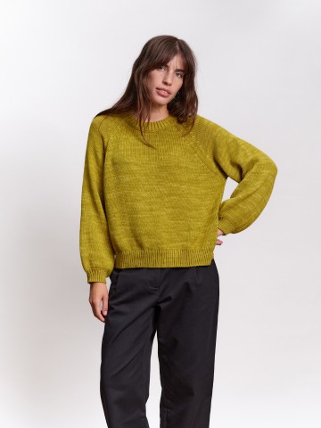 Pullover Franca Knit Sweater matcha Jungle Folk