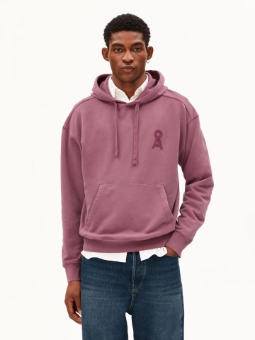 Pullover Iconic Å GMT Dye Hoodie velvet ember Armedangels
