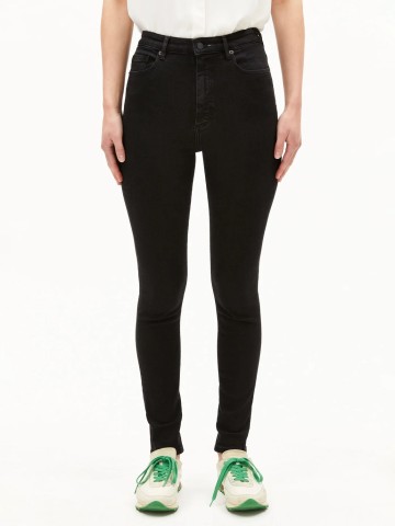 Jeanshose Ingaa High Waist Skinny Jean rinse black Armedangels