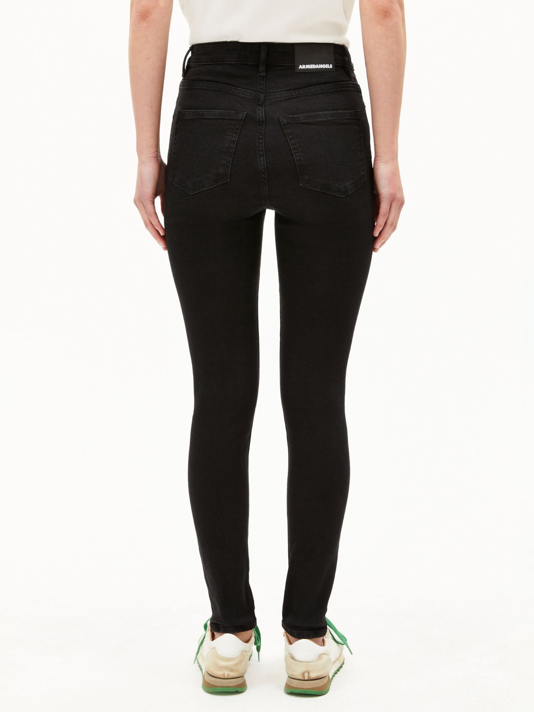 Jeanshose Ingaa High Waist Skinny Jean rinse black Armedangels