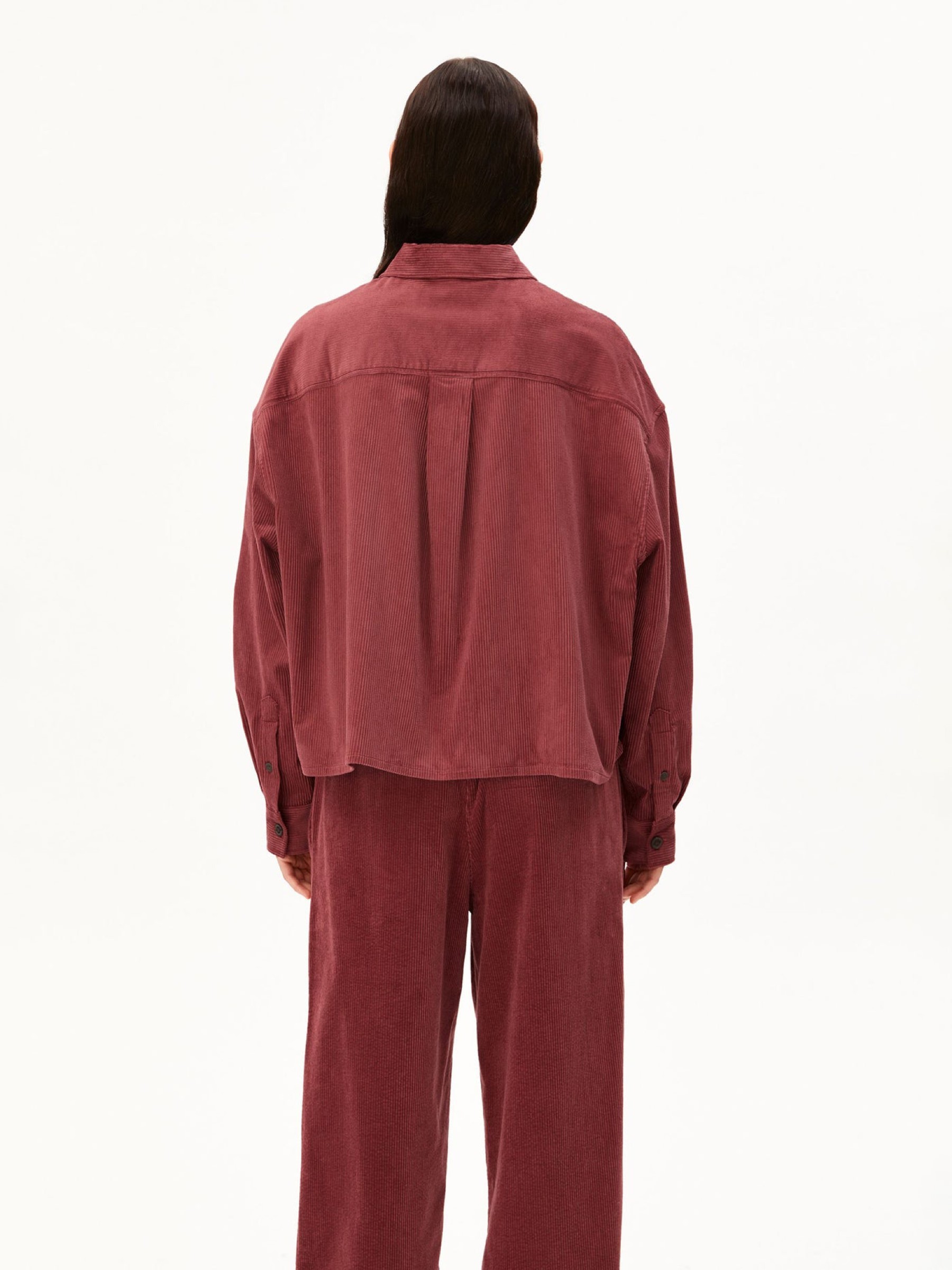 Bluse Nalaani Corduroy Blouse velvet ember Armedangels