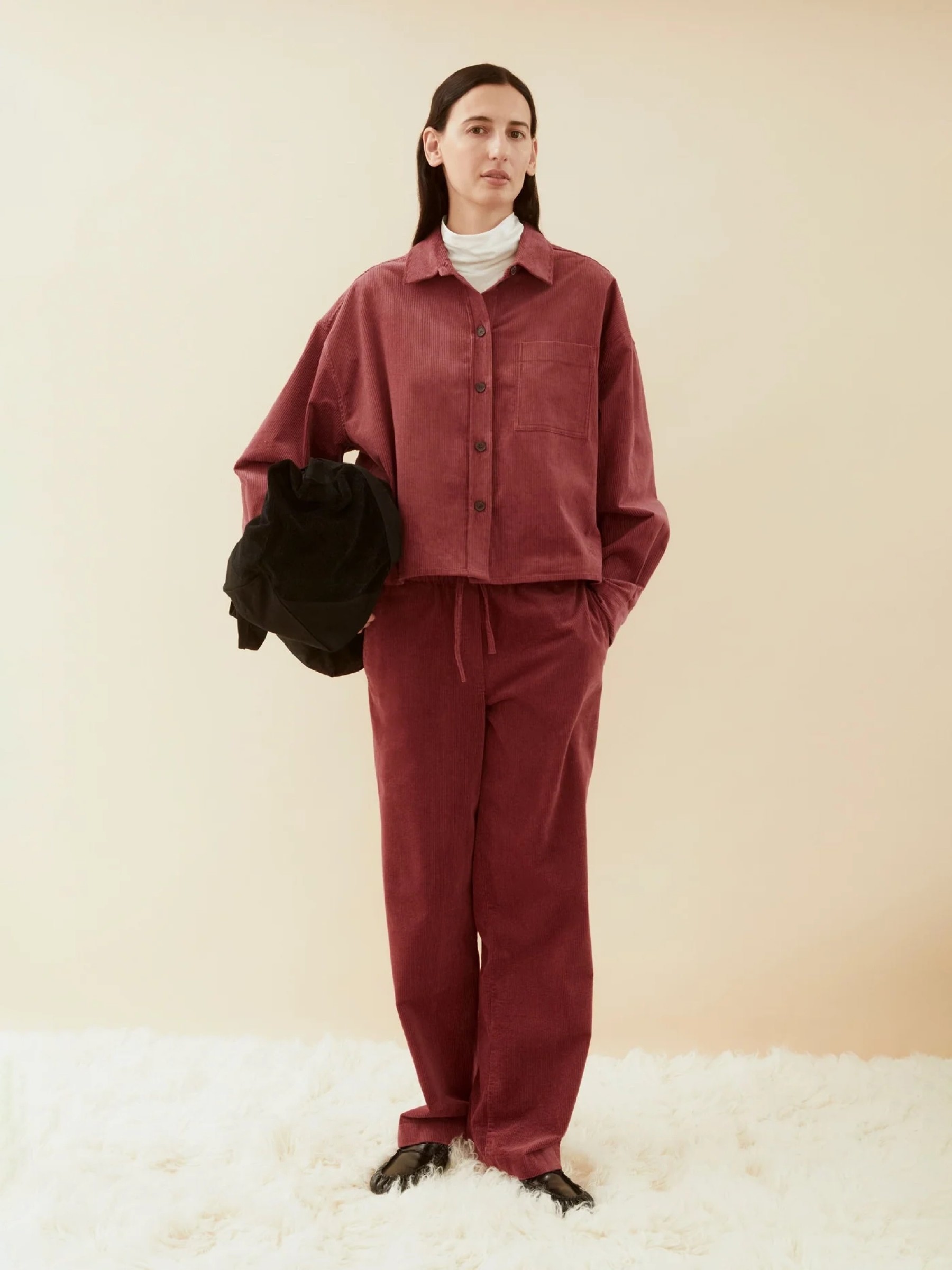 Bluse Nalaani Corduroy Blouse velvet ember Armedangels
