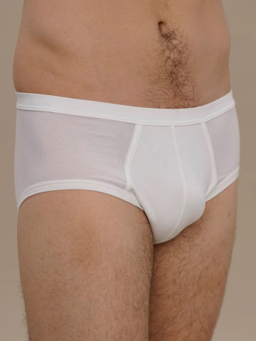 Unterhose Brief white moi-basics