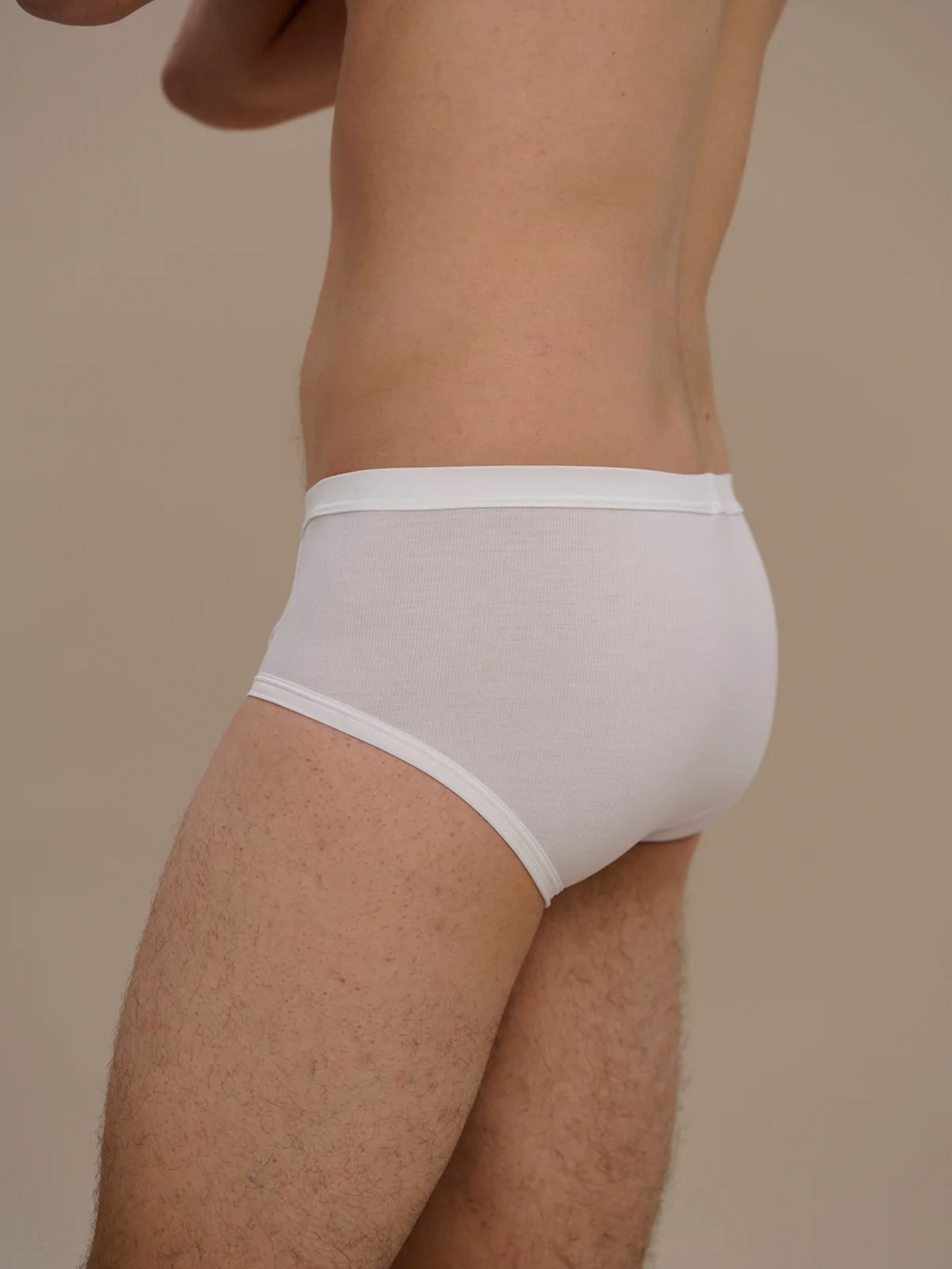 Unterhose Brief white moi-basics