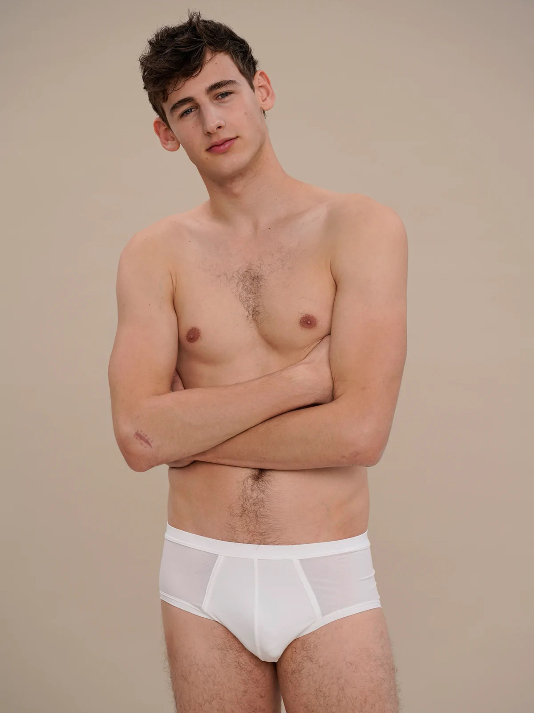 Unterhose Brief white moi-basics