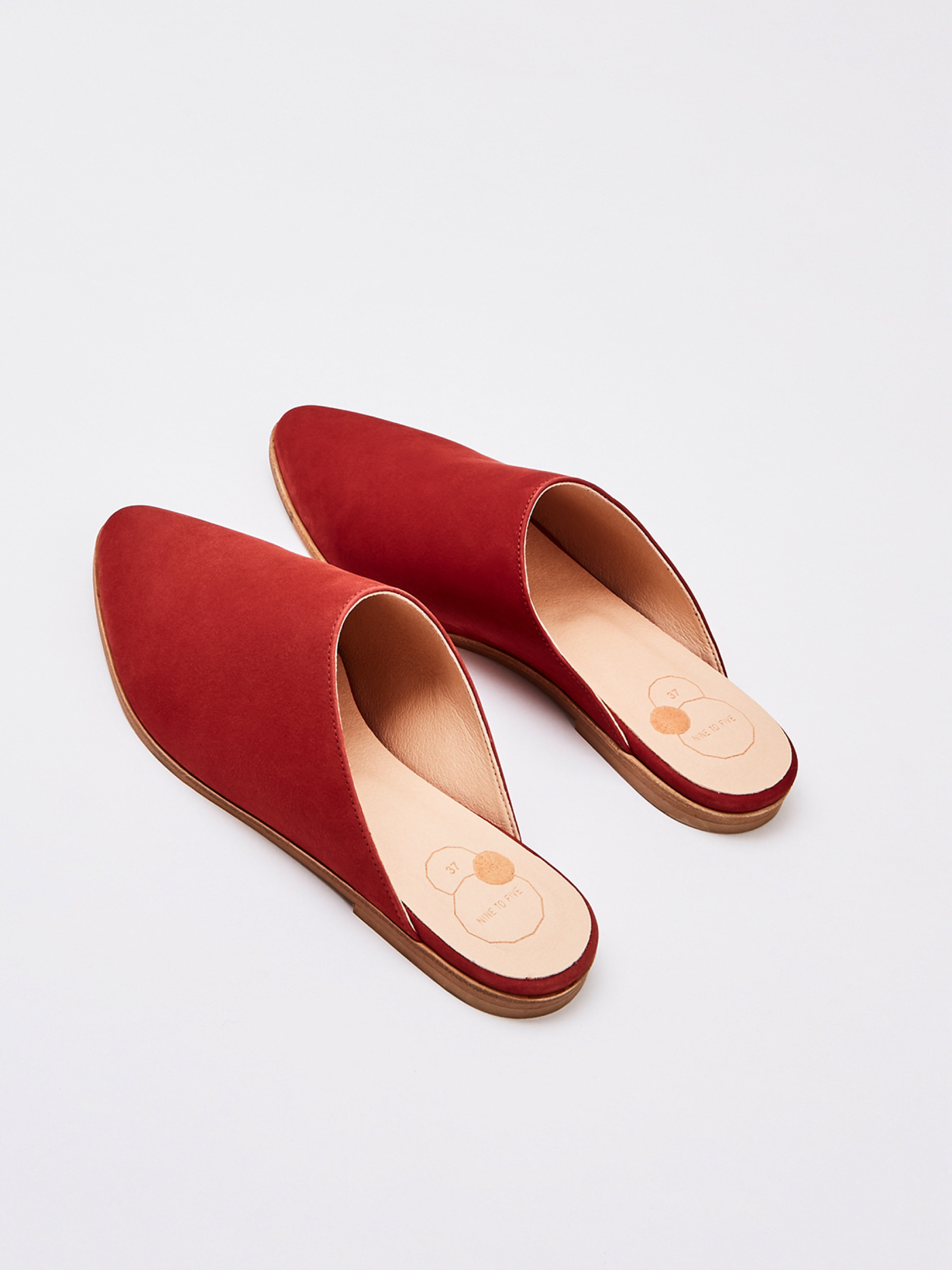 Schuhe Slip Slide Marti red wine Nine To Five