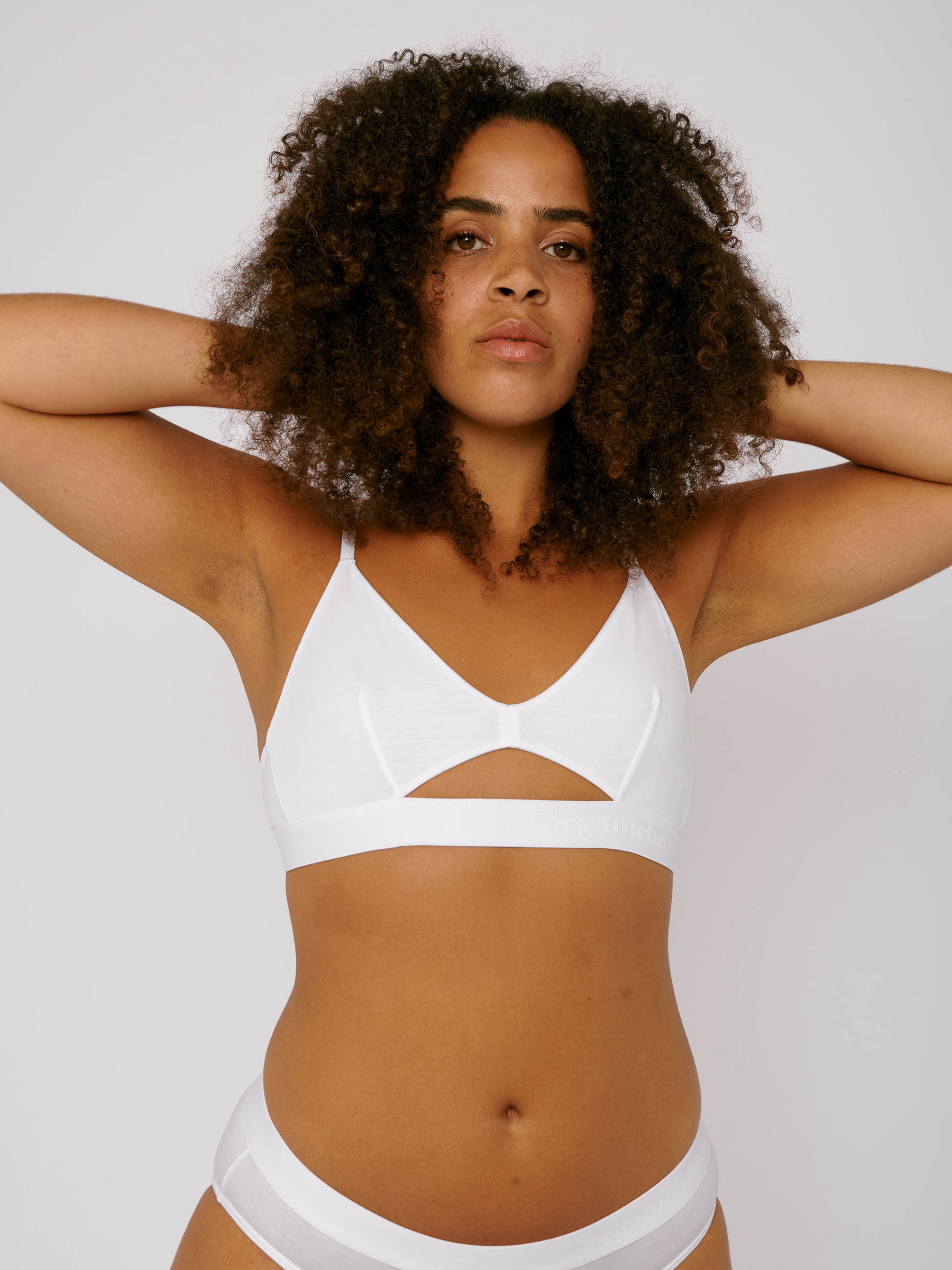 BH Soft Touch Bralette white Organic Basics