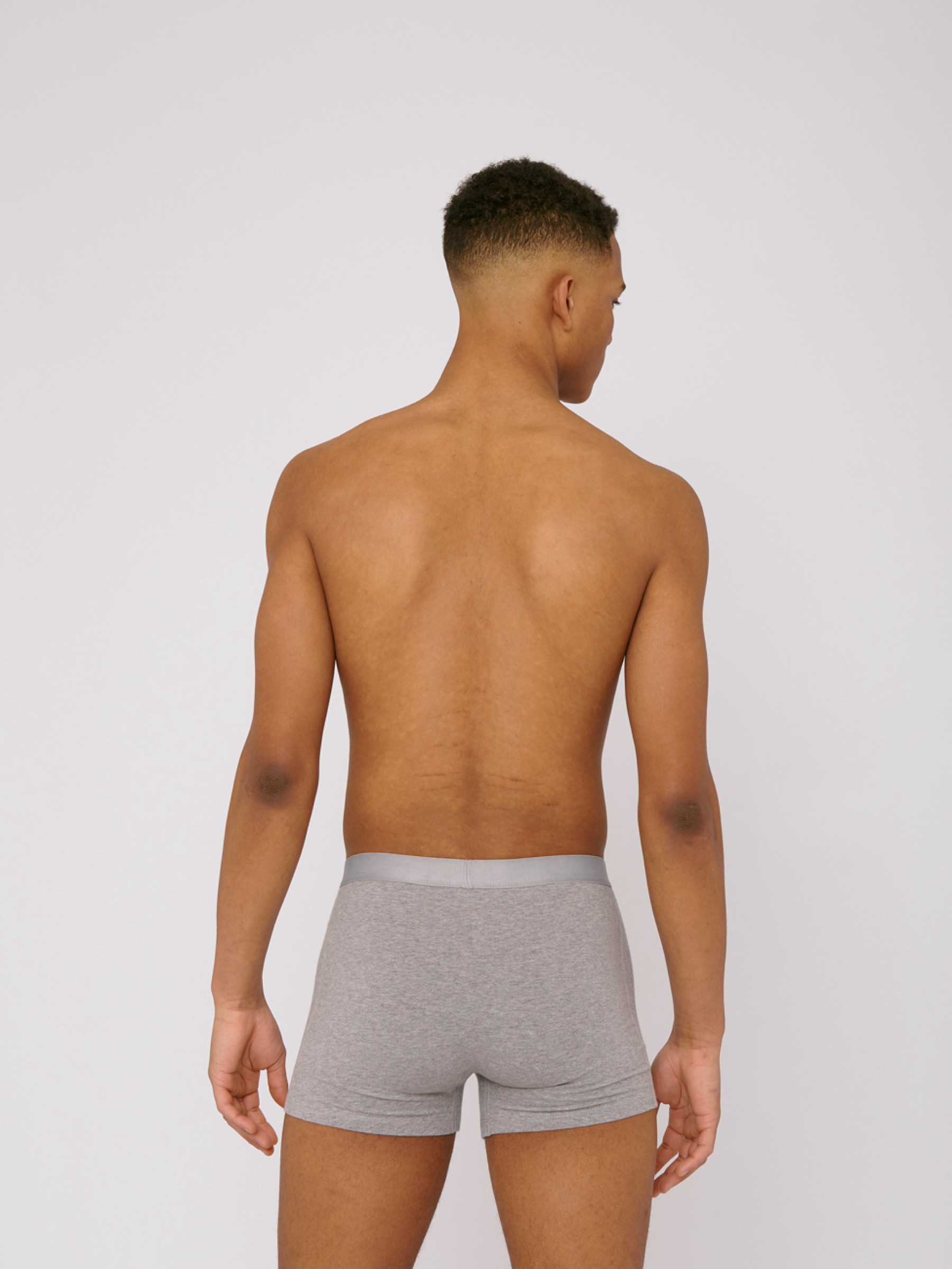 Unterhose Organic Cotton Boxers 2pack grey Organic Basics