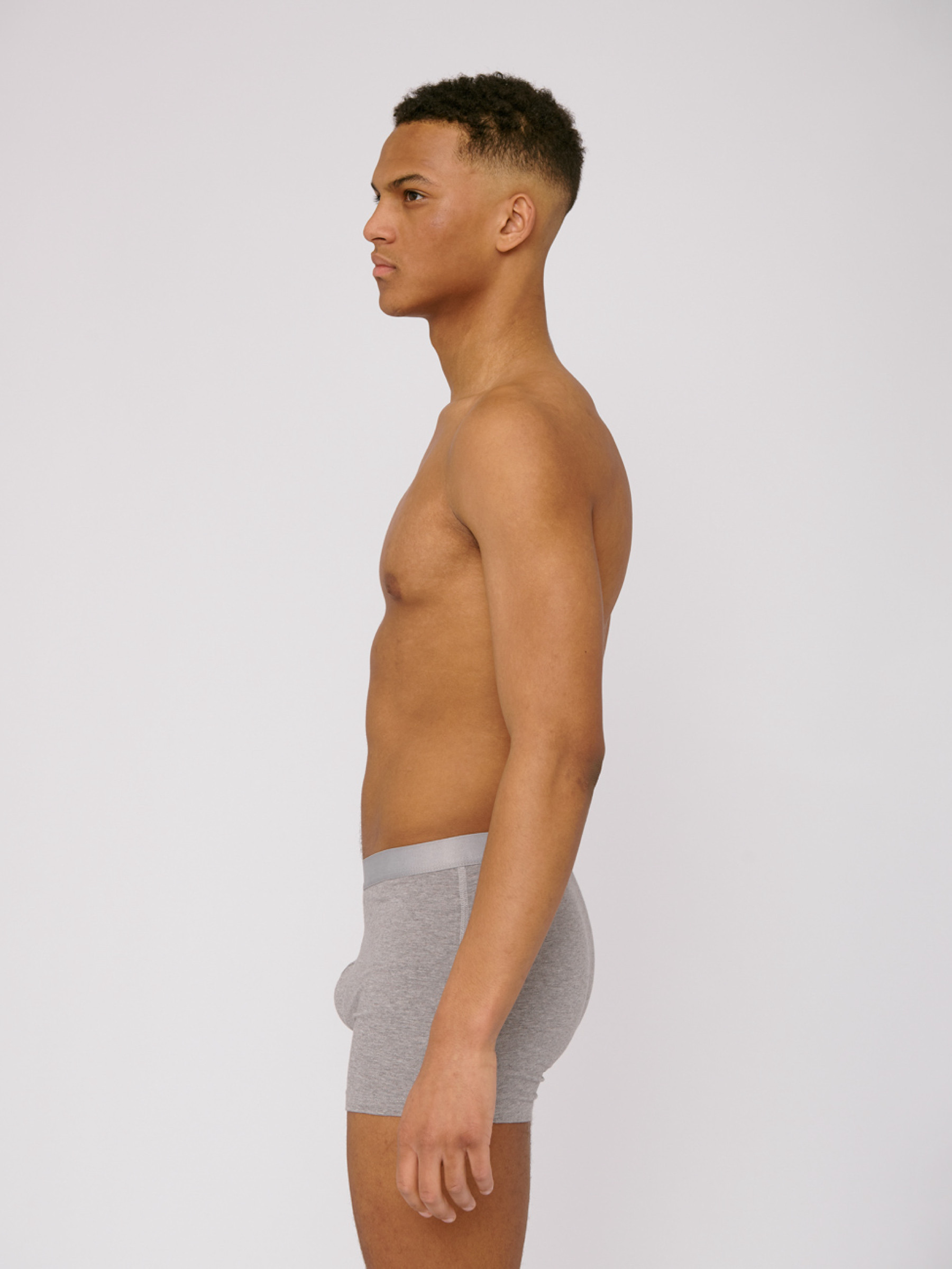 Unterhose Organic Cotton Boxers 2pack grey Organic Basics