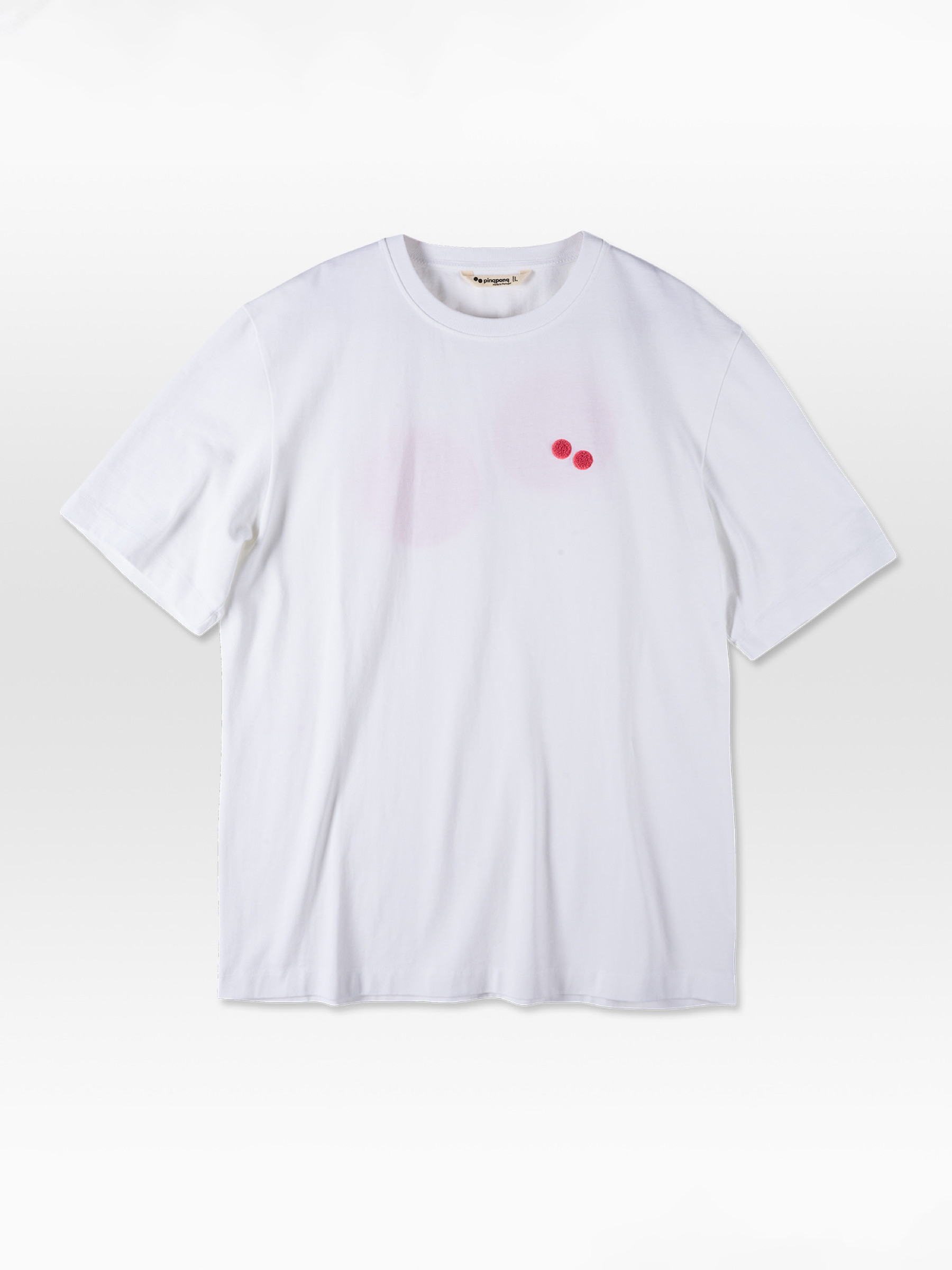 T-Shirt Cotton Graphic Men white frottee watermelon pinqponq