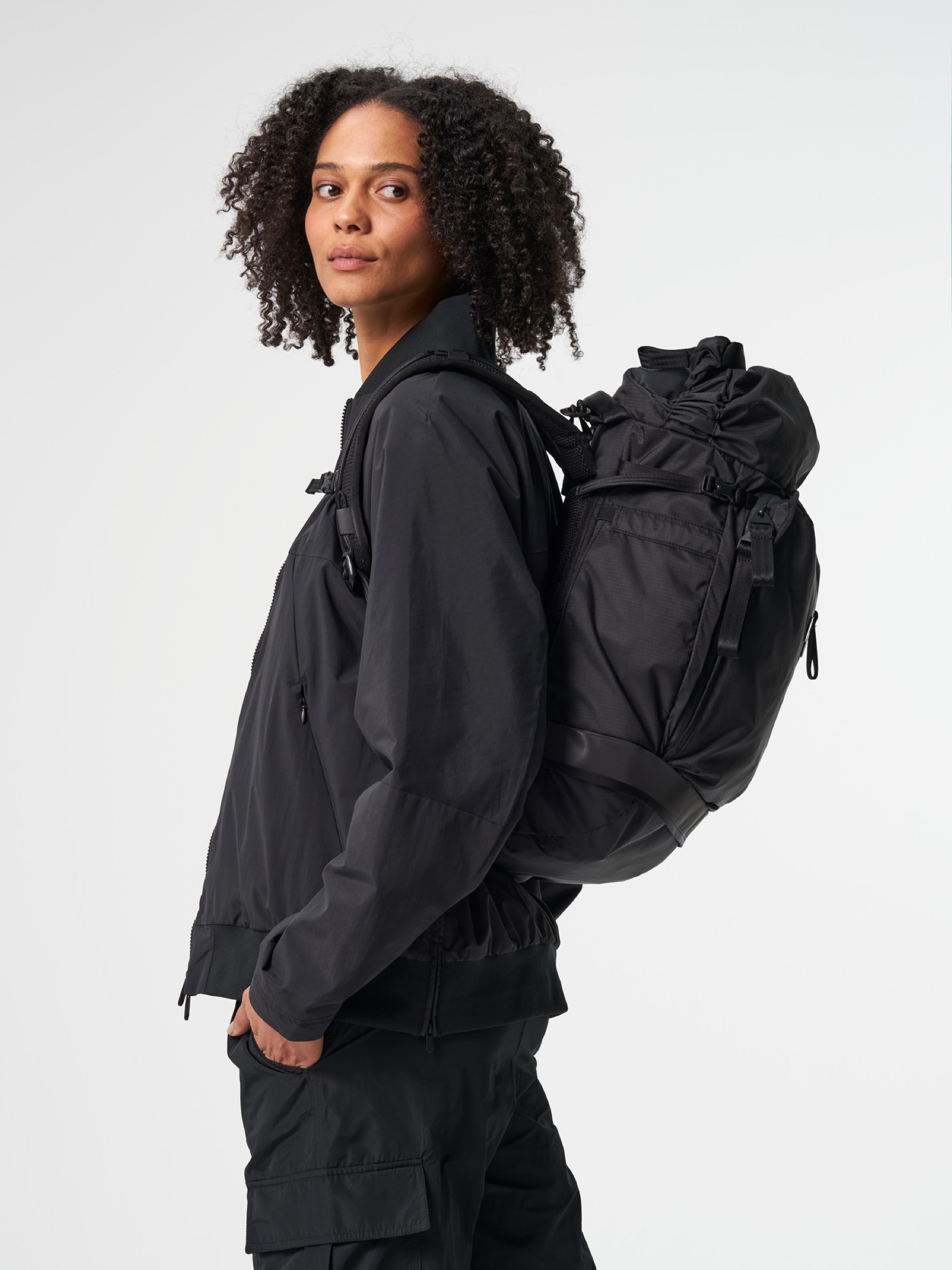 Rucksack Blok Active pure black pinqponq