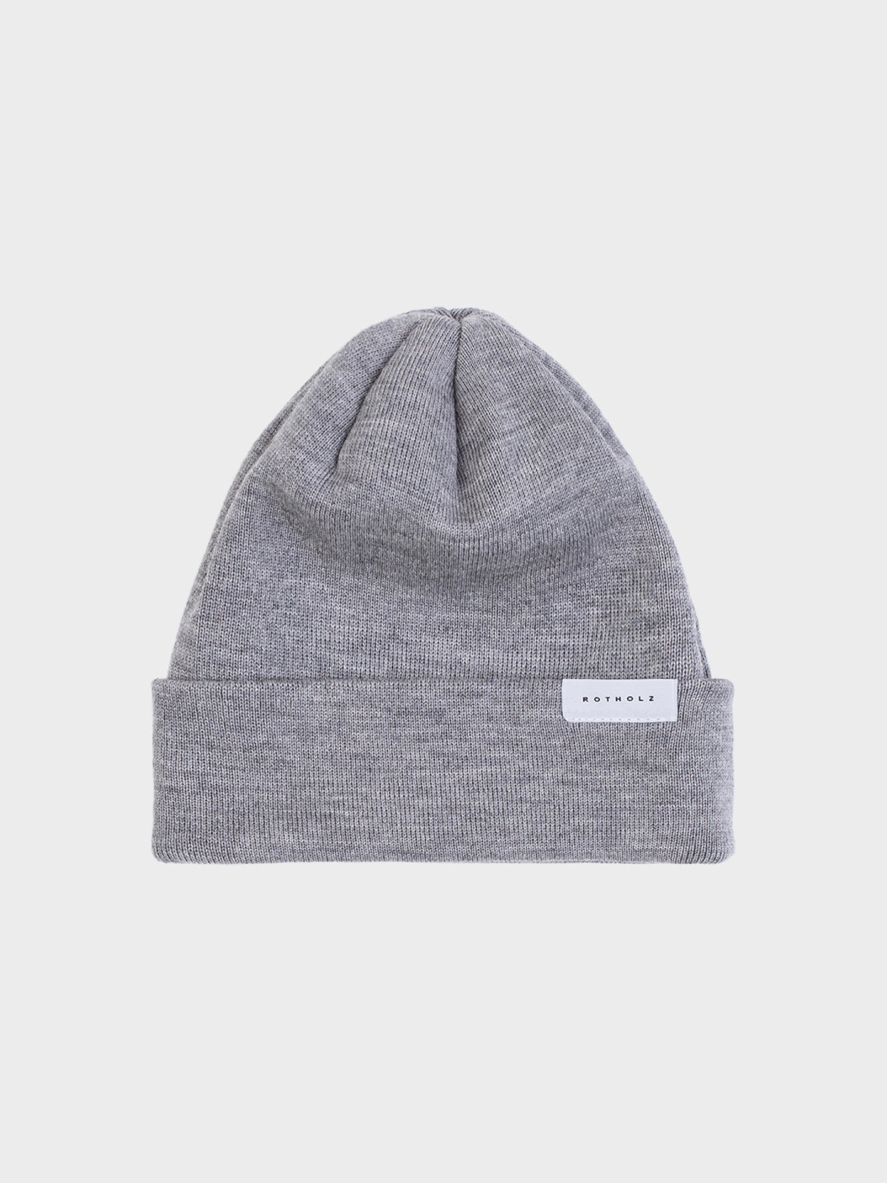 Mütze Classic Fine Beanie grey Rotholz