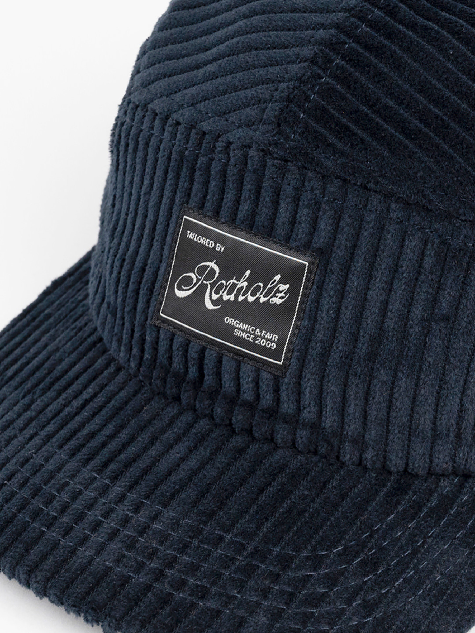 Mütze Cord 5-Panel deep navy Cap Rotholz