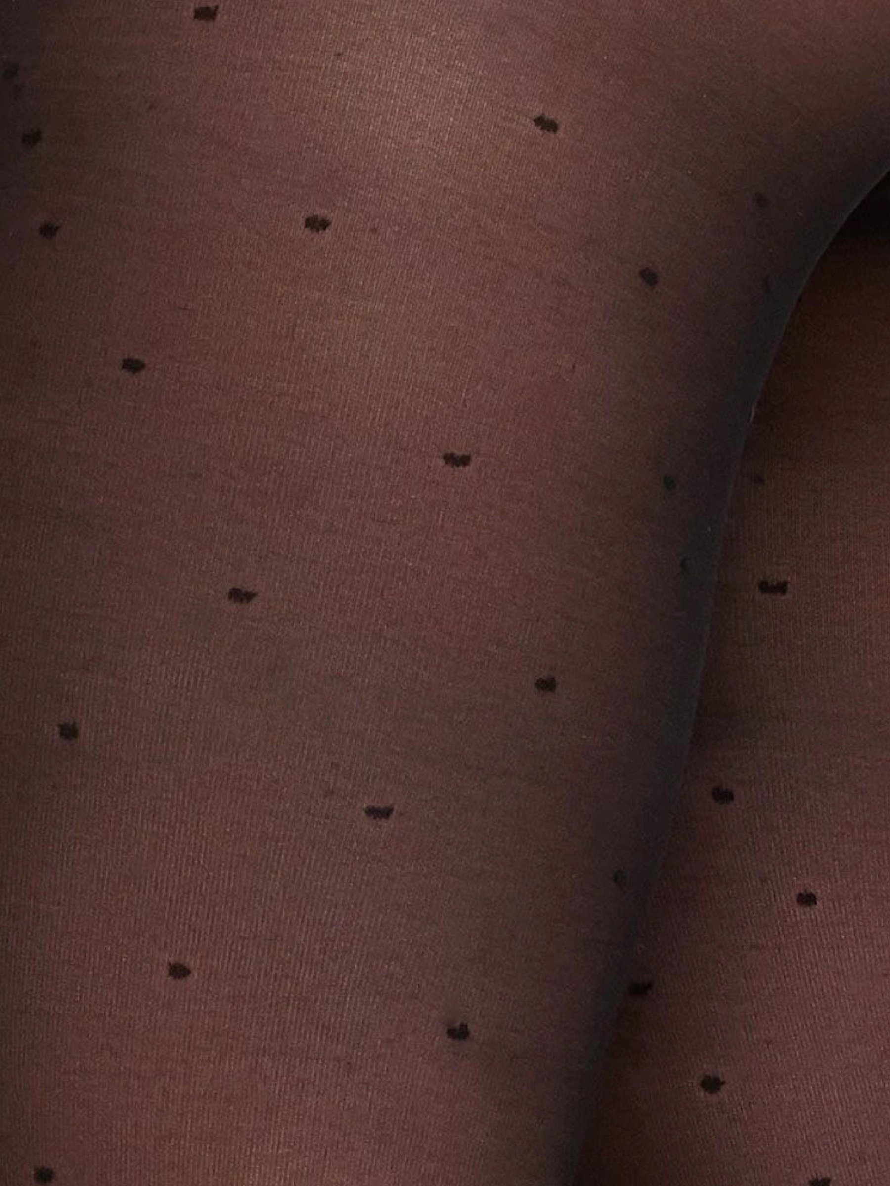 Strümpfe Doris Dots black Swedish Stockings
